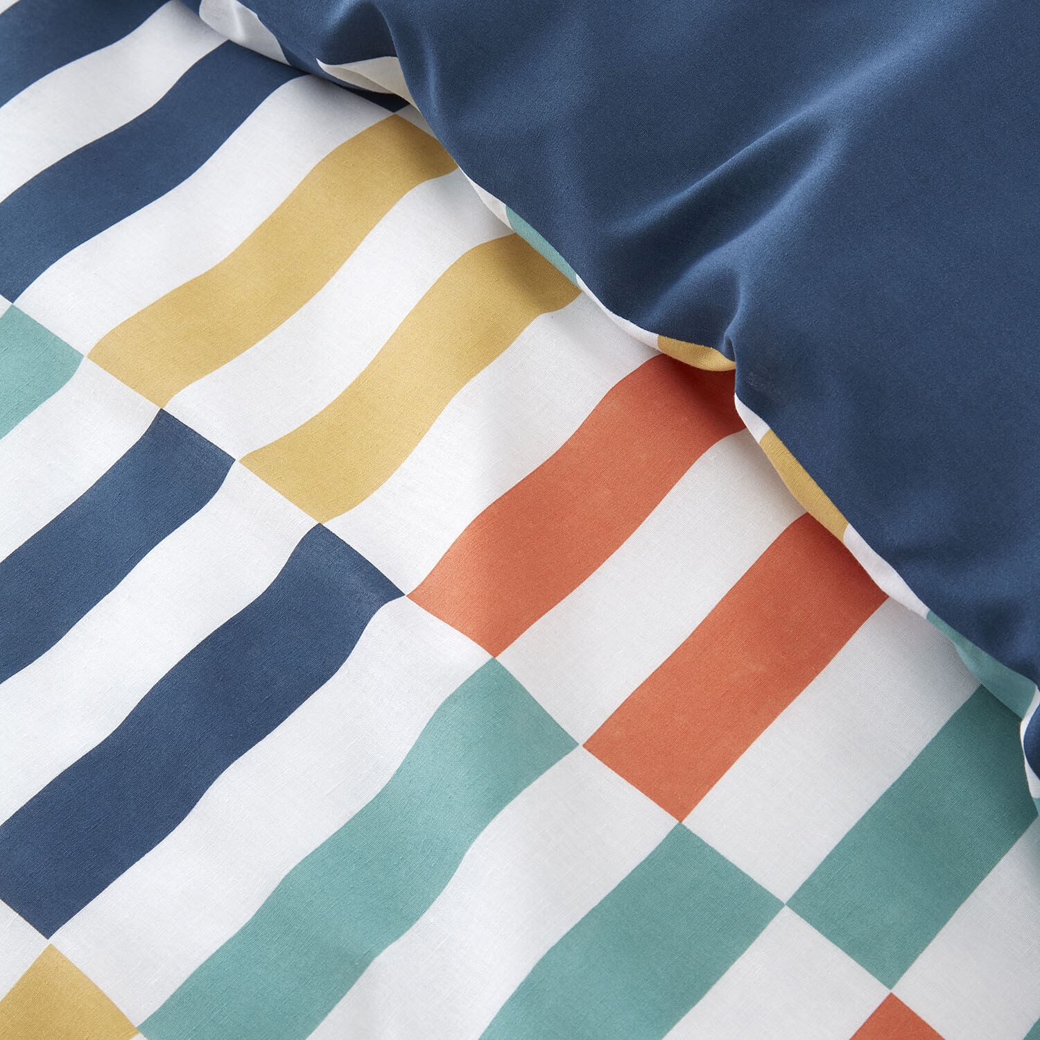 Colby Blocks Duvet Set - Multicolour / King Image 5