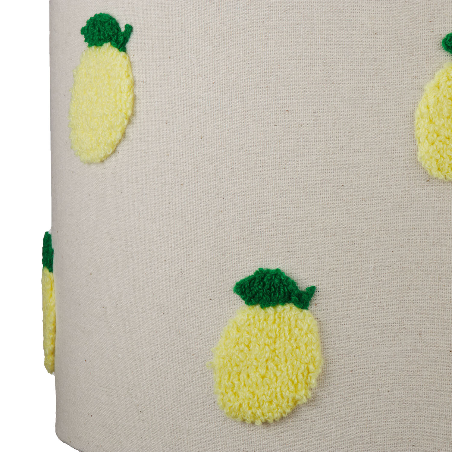 Embroidered Lemon Shade - Yellow and White Image 4