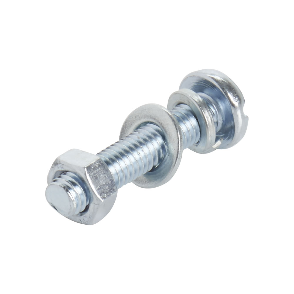 Wilko M5 25mm Zinc Plated Machine Screw Set 5 Pack Image 2
