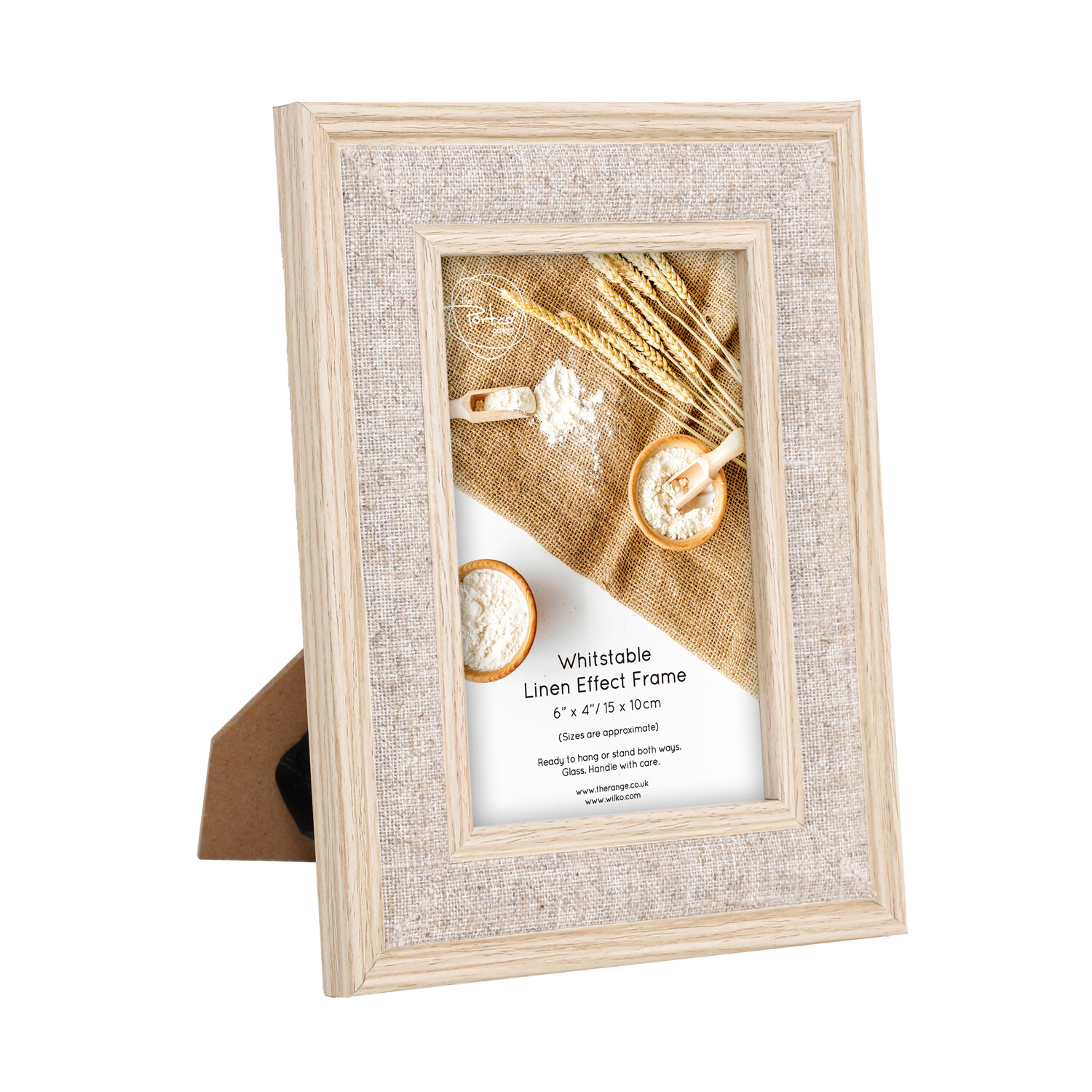 Whitstable Linen Effect Frame - Brown / 6 x 4 inch Image 5