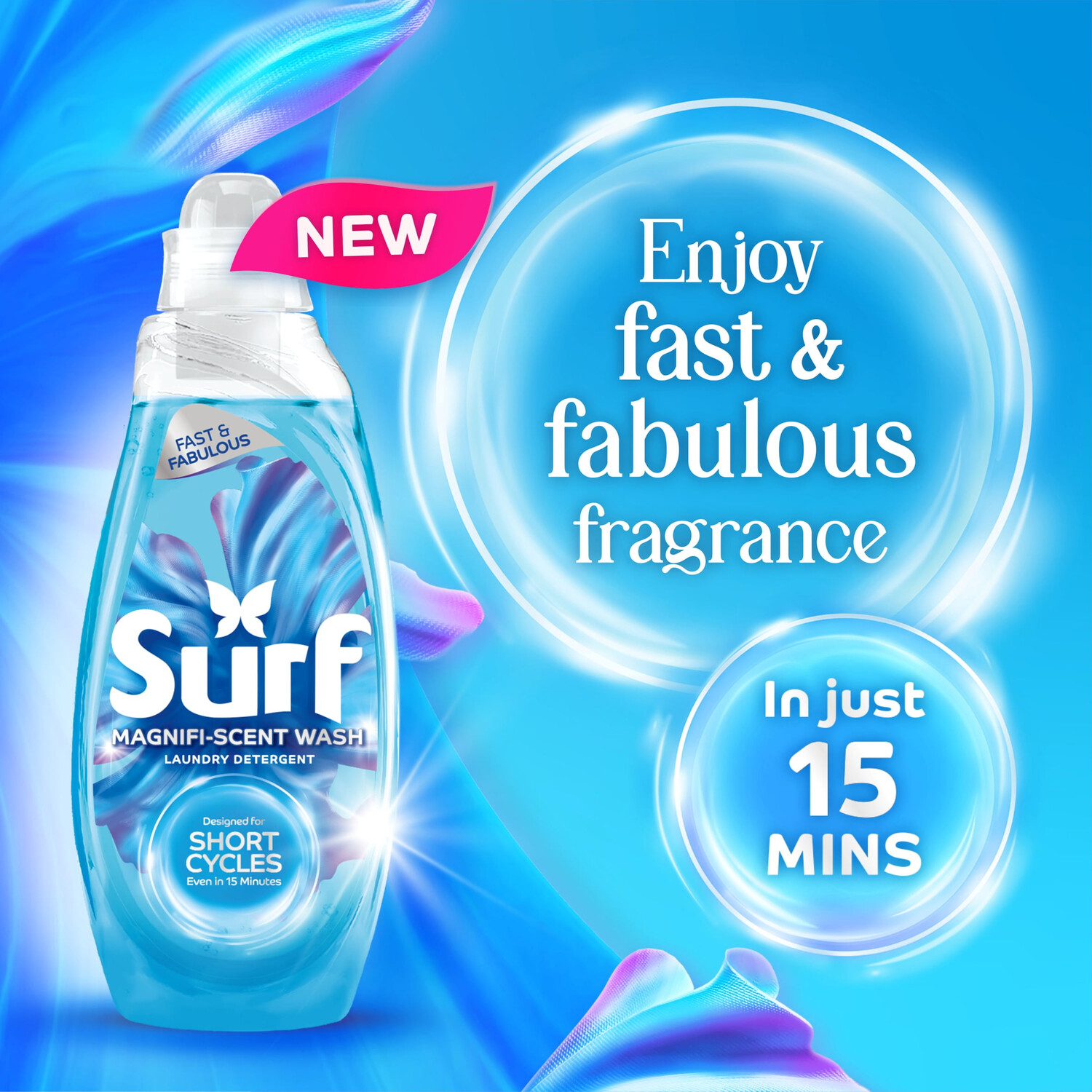 Surf Magnifi-Scent Laundry Detergent Aqua Bliss Image 4