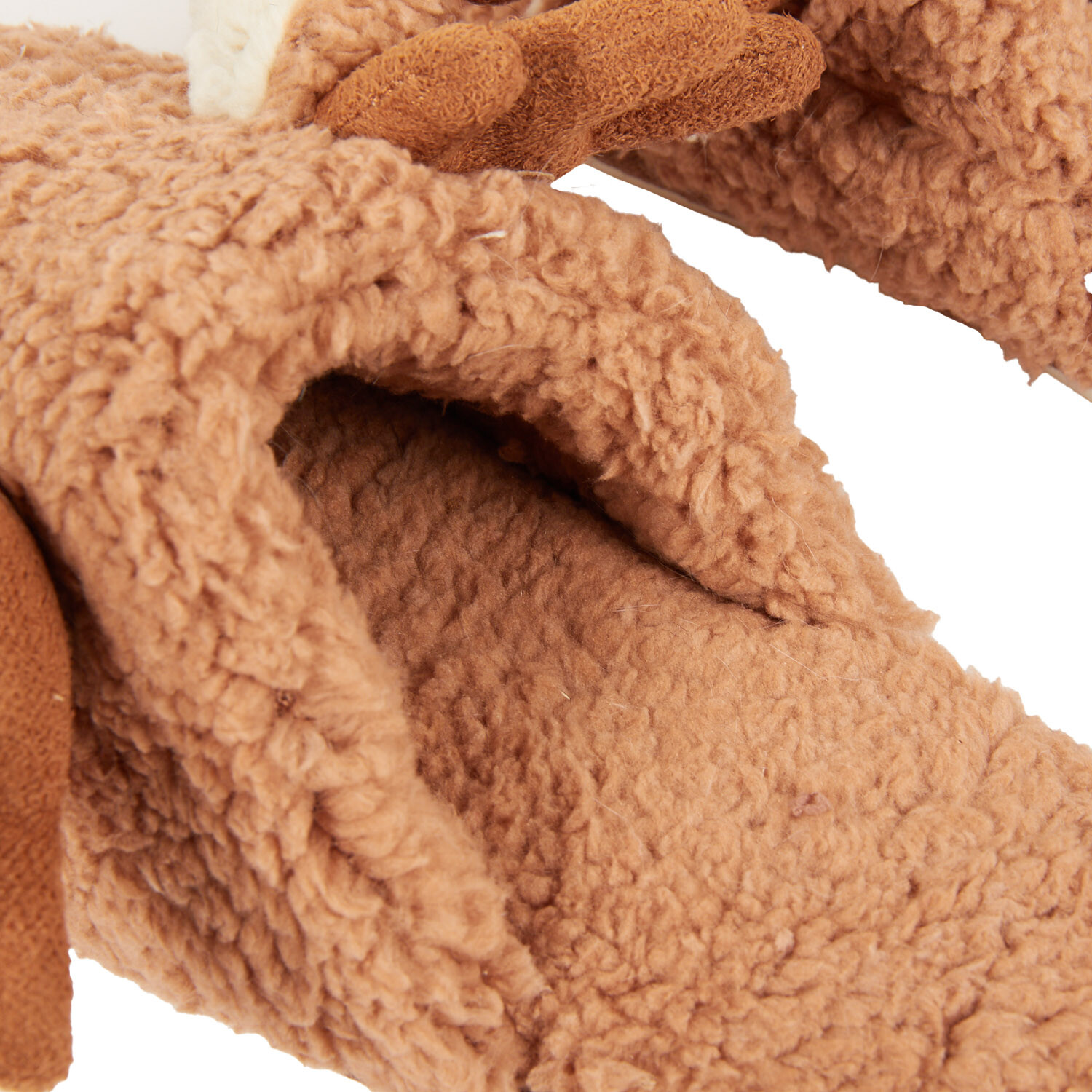 Reindeer Slippers - Brown Image 4