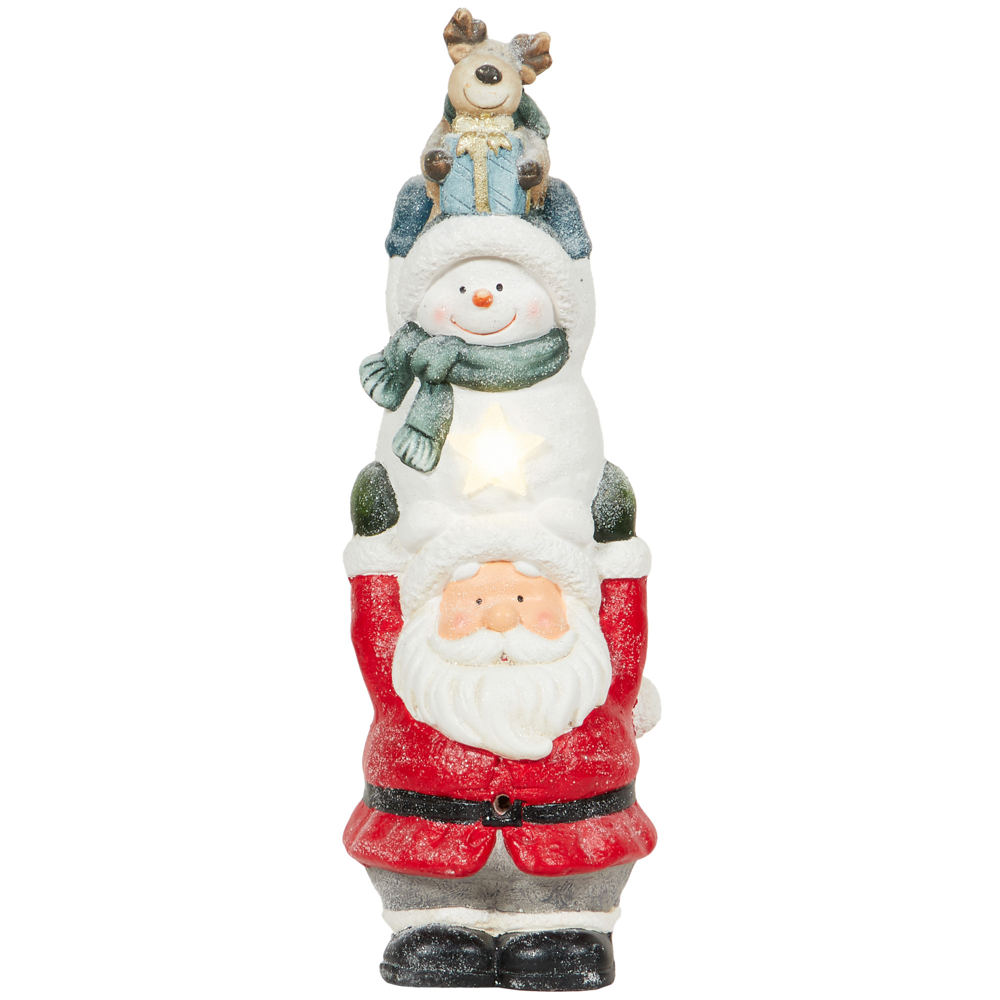 Sleigh Bells Ring LED Santa and Friends Decoration Image 2