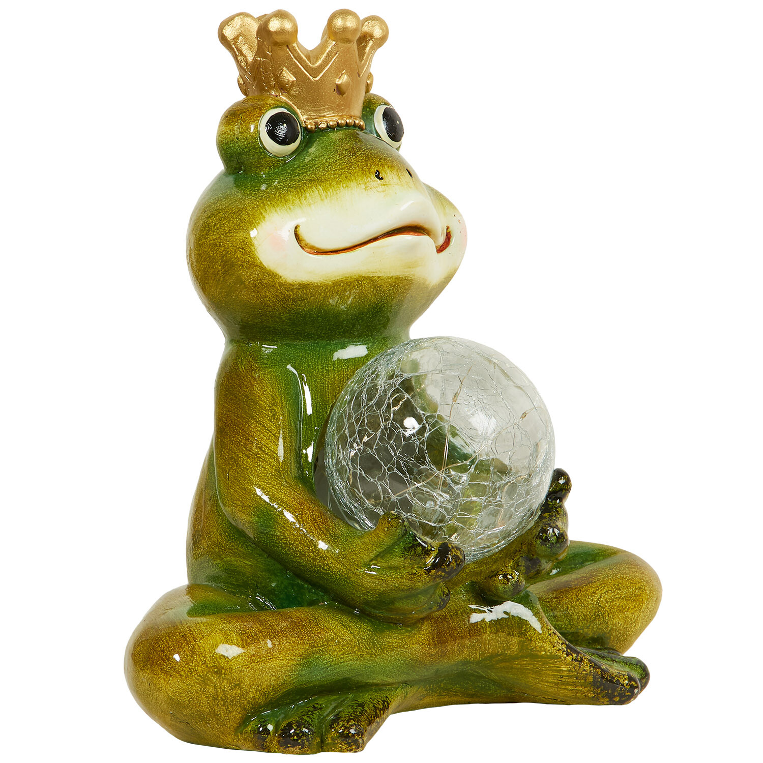 Solar Prince Frog Ornament - Green Image 2