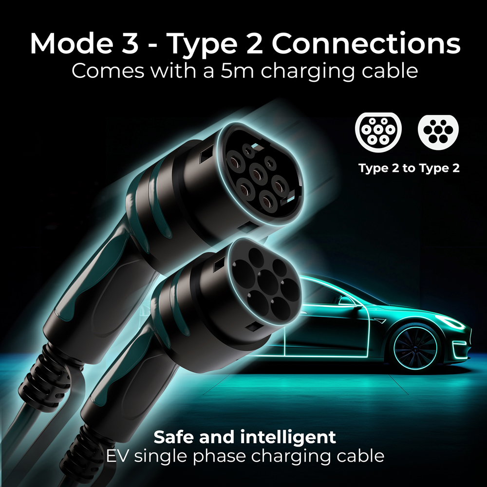 Masterplug Mode 3 EV Charging Cable 5m Image 4