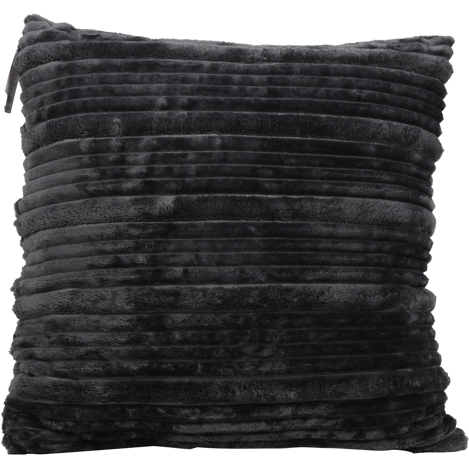 My Home Graphite Brooklyn Ribbed Cushion Image