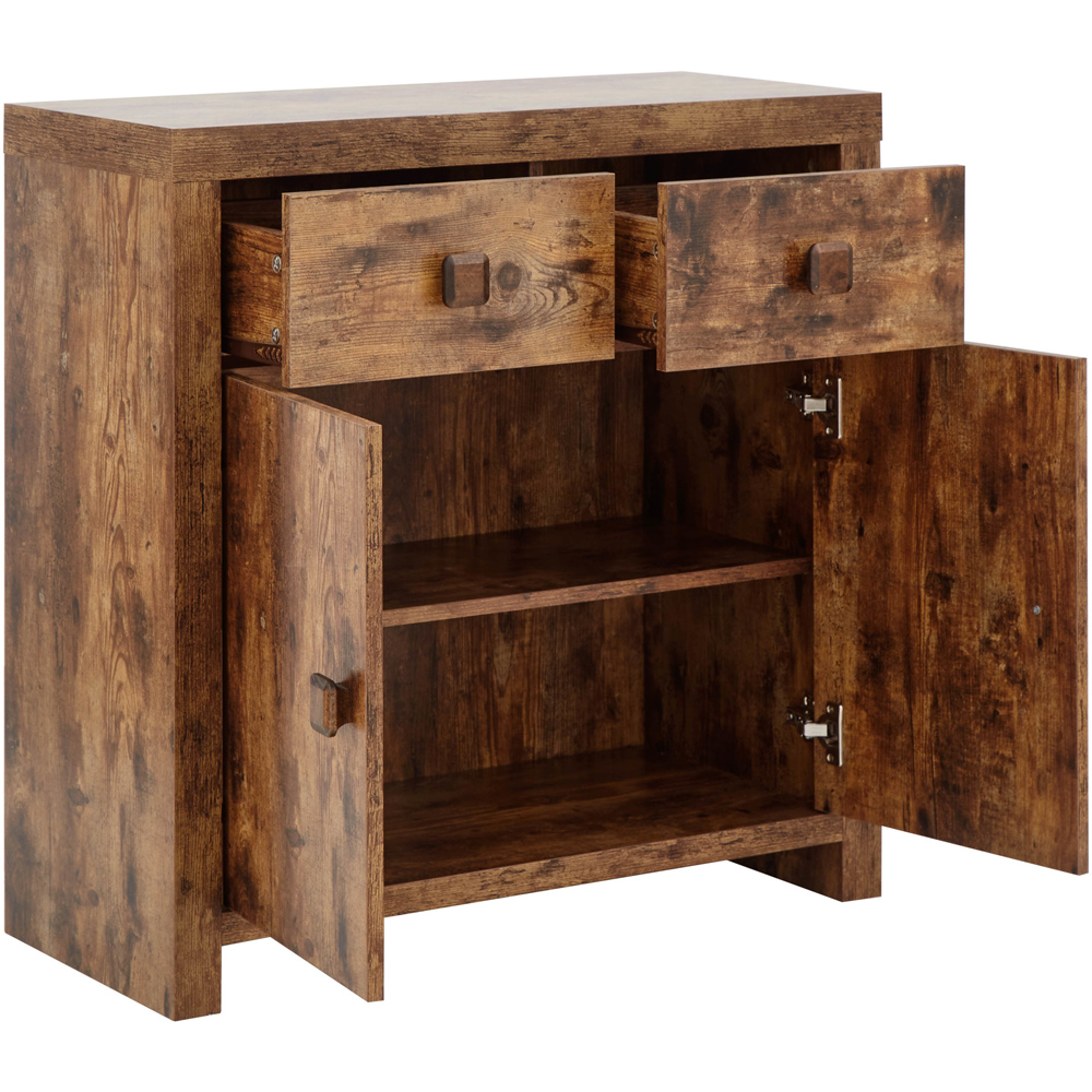 GFW Jakarta 2 Door 2 Drawer Mango Yellow Compact Sideboard Image 4