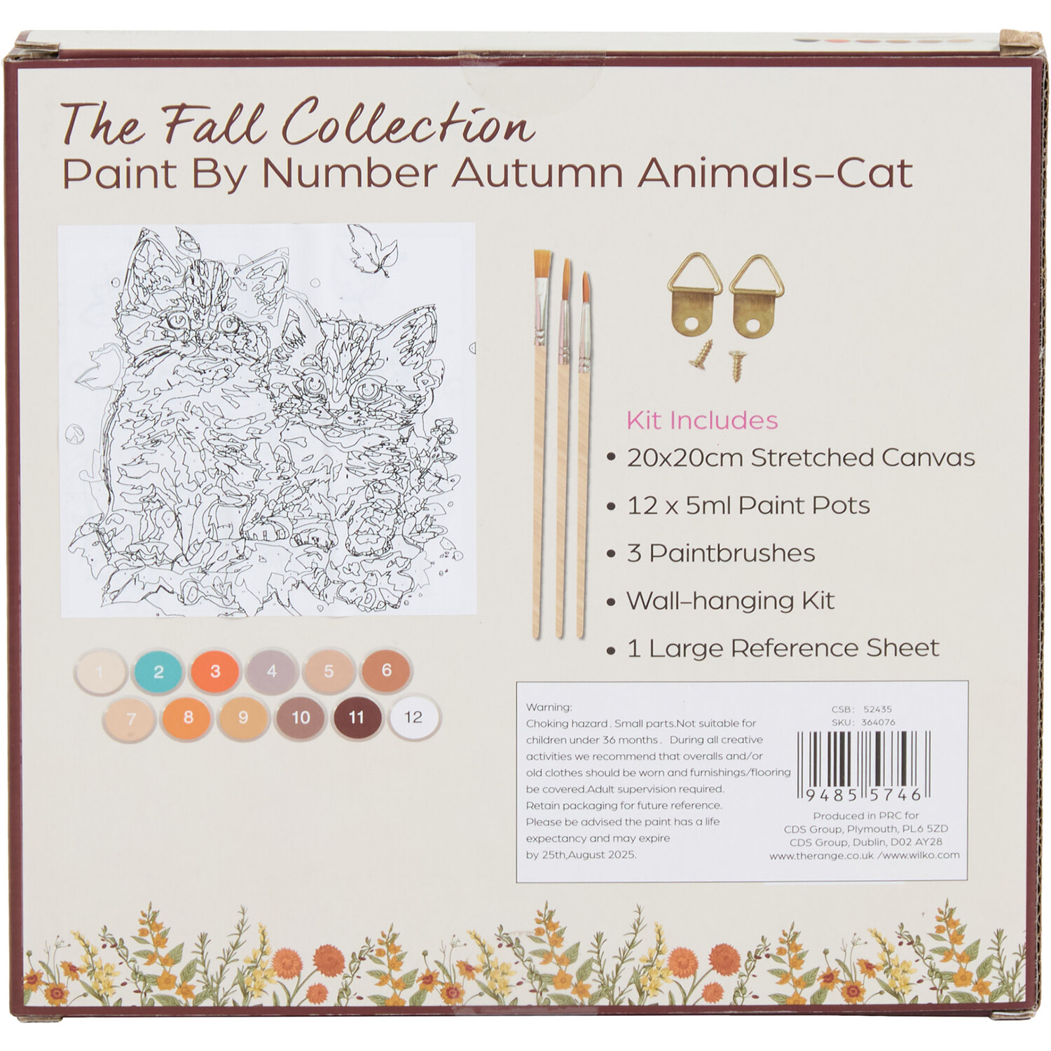 Paint By Number Autumn Animals Image 4