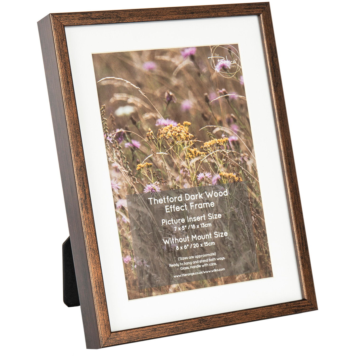 Thetford Dark Wood Effect Frame Brown 6 x 8in Image 2