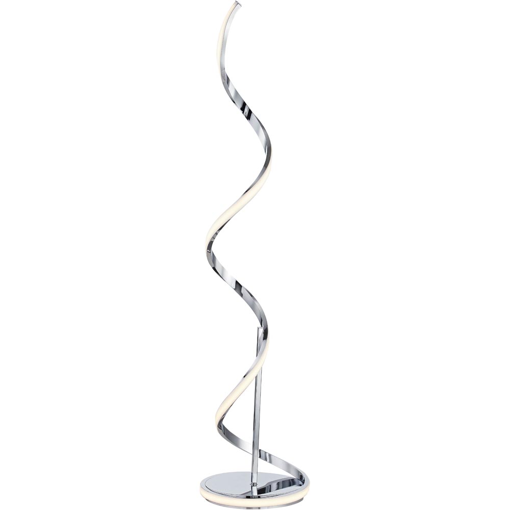 Home123 LED Chrome Infinity Floor Lamp Image 5