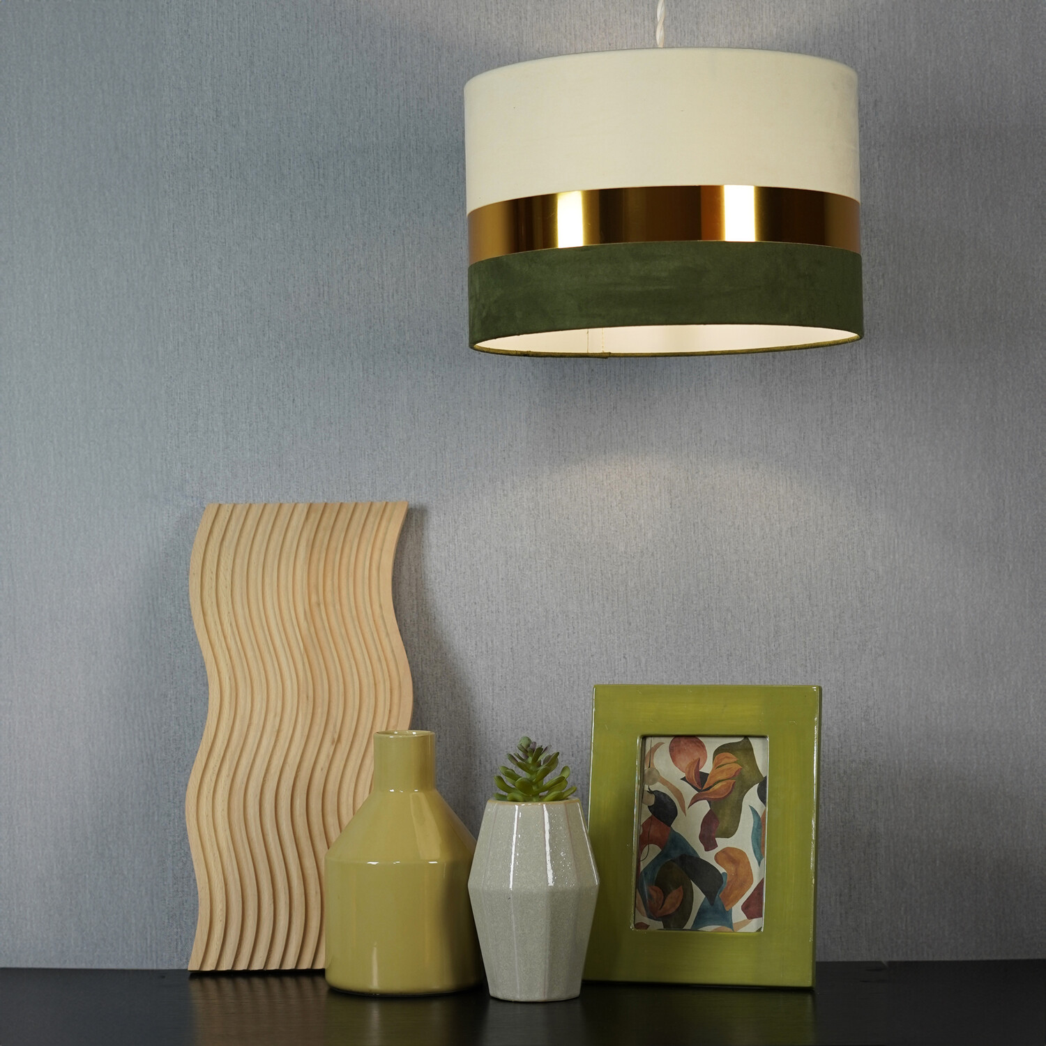 Niko Shade Green, Gold and White Image 14