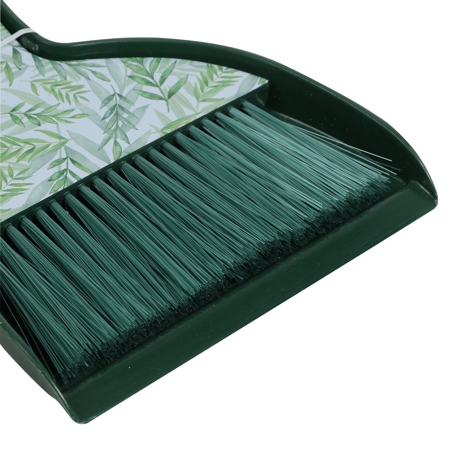 Botanicals Mini Dust Pan and Brush Green Image 2