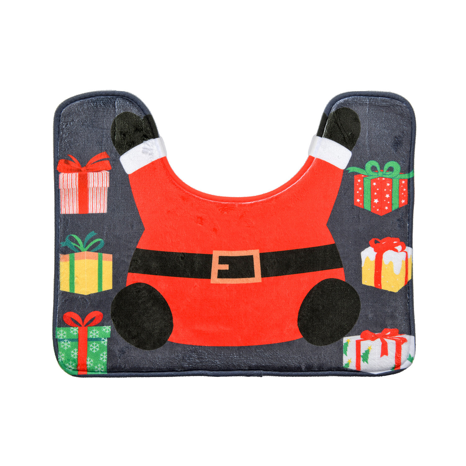 Santa Toilet Seat Cover Set Image 4