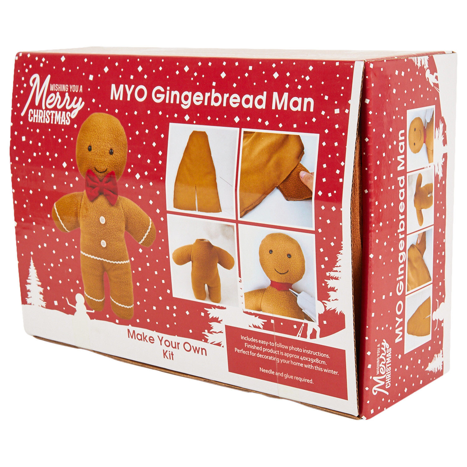 Make Your Own Gingerbread Man Kit - Brown Image 2