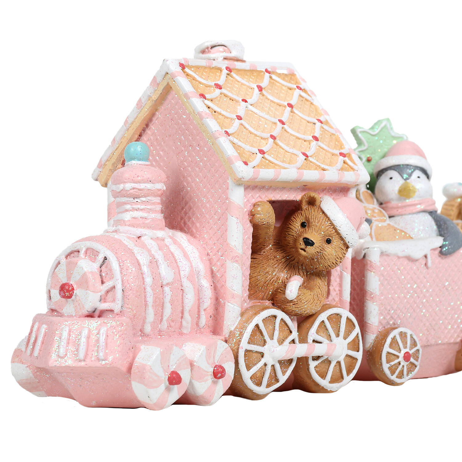 Pink Gingerbread Train - Pink Image 3