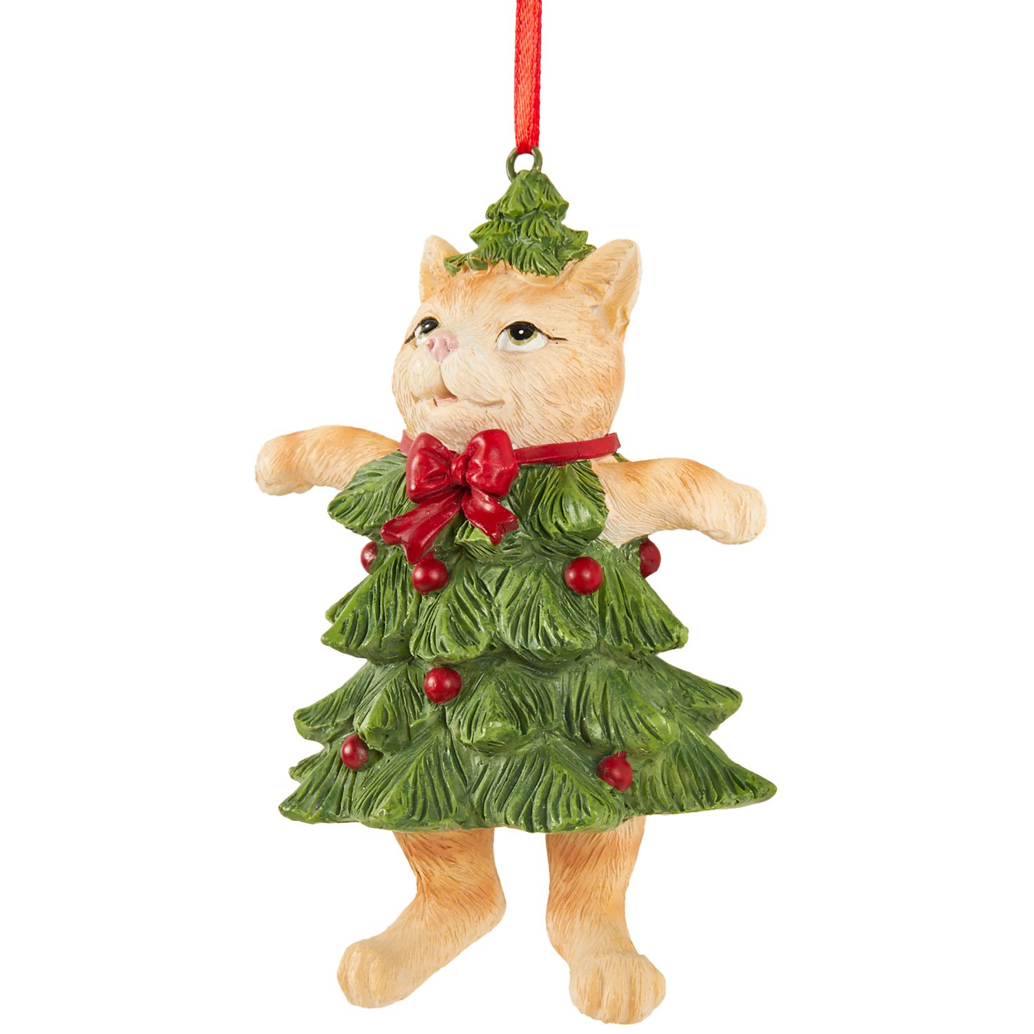 Hanging Christmas Tree Pet Decoration - Multicolour Image 2