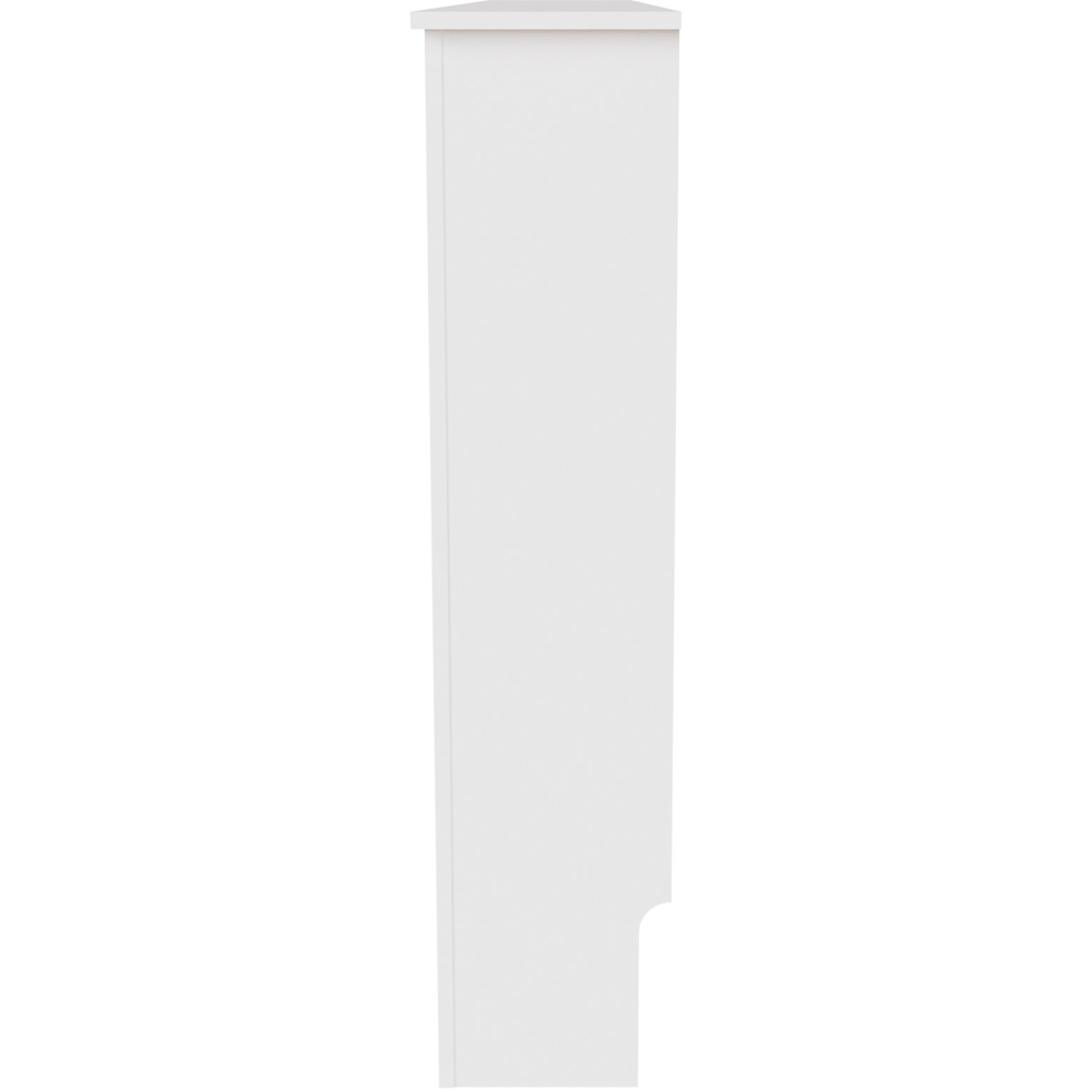 GFW Cleo White Large Radiator Cover 830 x 1520mm Image 4