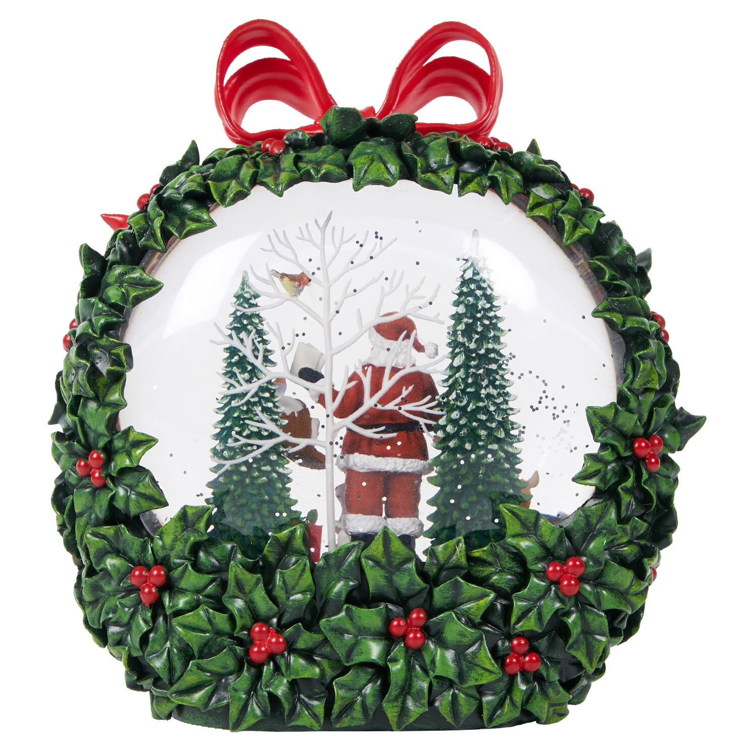 Traditional Wreath Glitter SpinnerMulticolour Image 5