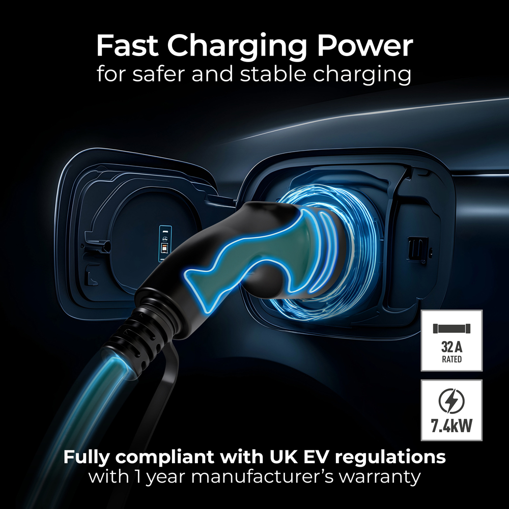 Masterplug Mode 3 EV Charging Cable 5m Image 7