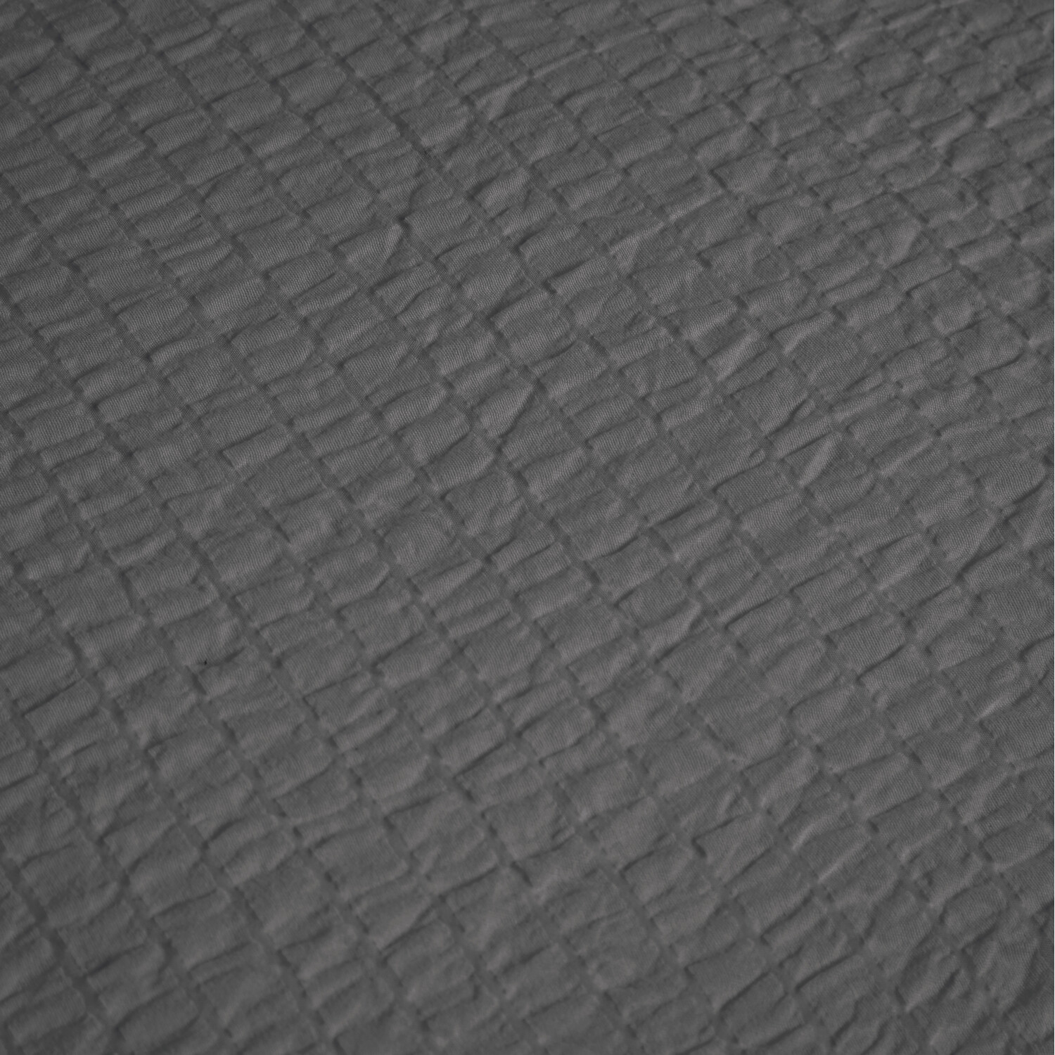 Seersucker Washable Duvet Set Charcoal King Image 3