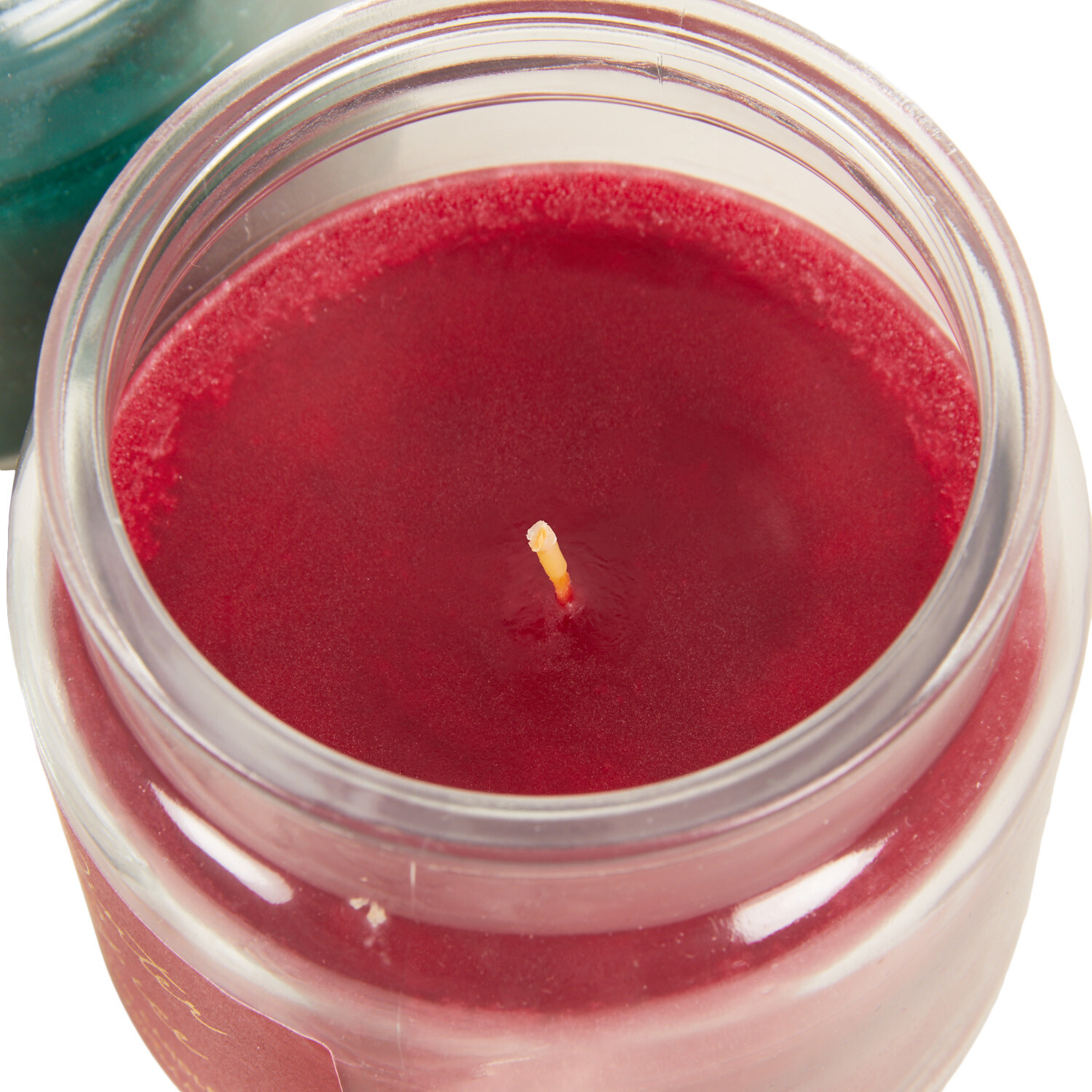 Set of 2 Scented Candle Jars - Red and Green Image 6