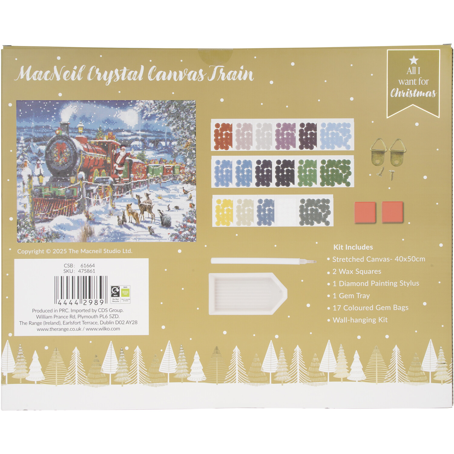 McNeil Crystal Canvas Train KitBlue Image 2