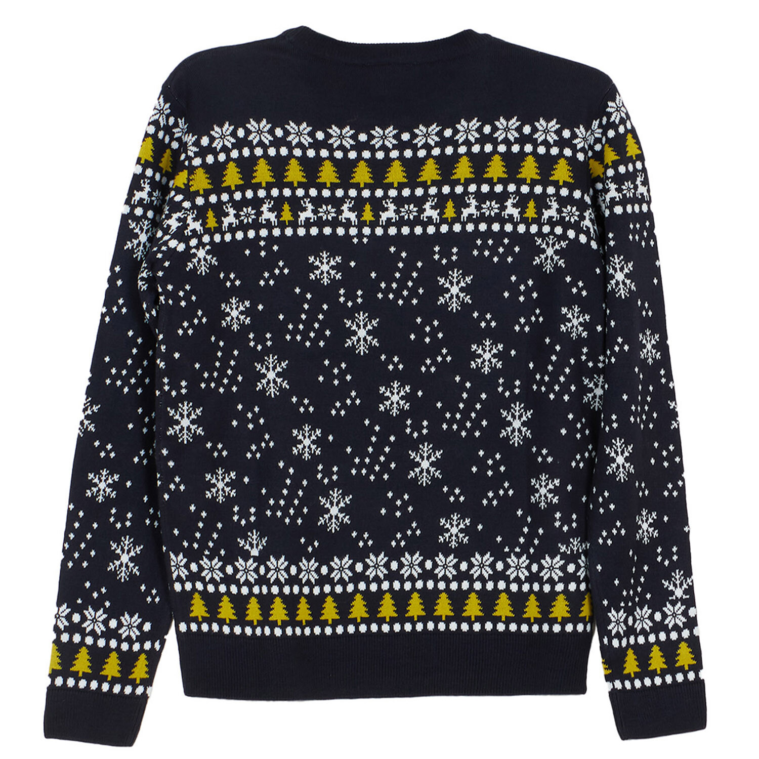 Grinch Snowflake Knitted Jumper - Black / Medium Image 2