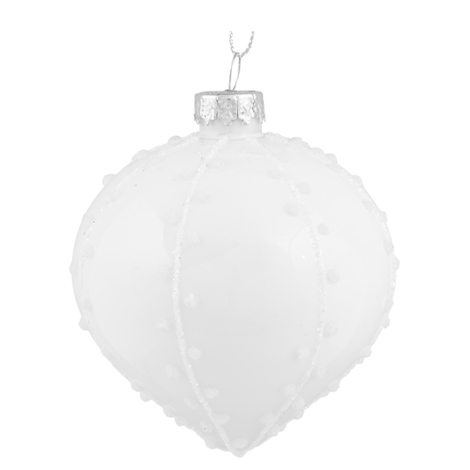 Pearl Embellished Onion Bauble Image 4