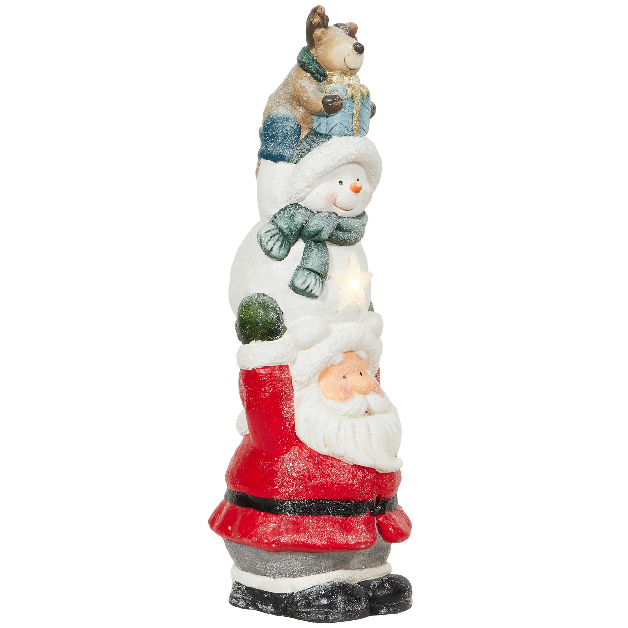 Sleigh Bells Ring LED Santa and Friends Decoration Image 4