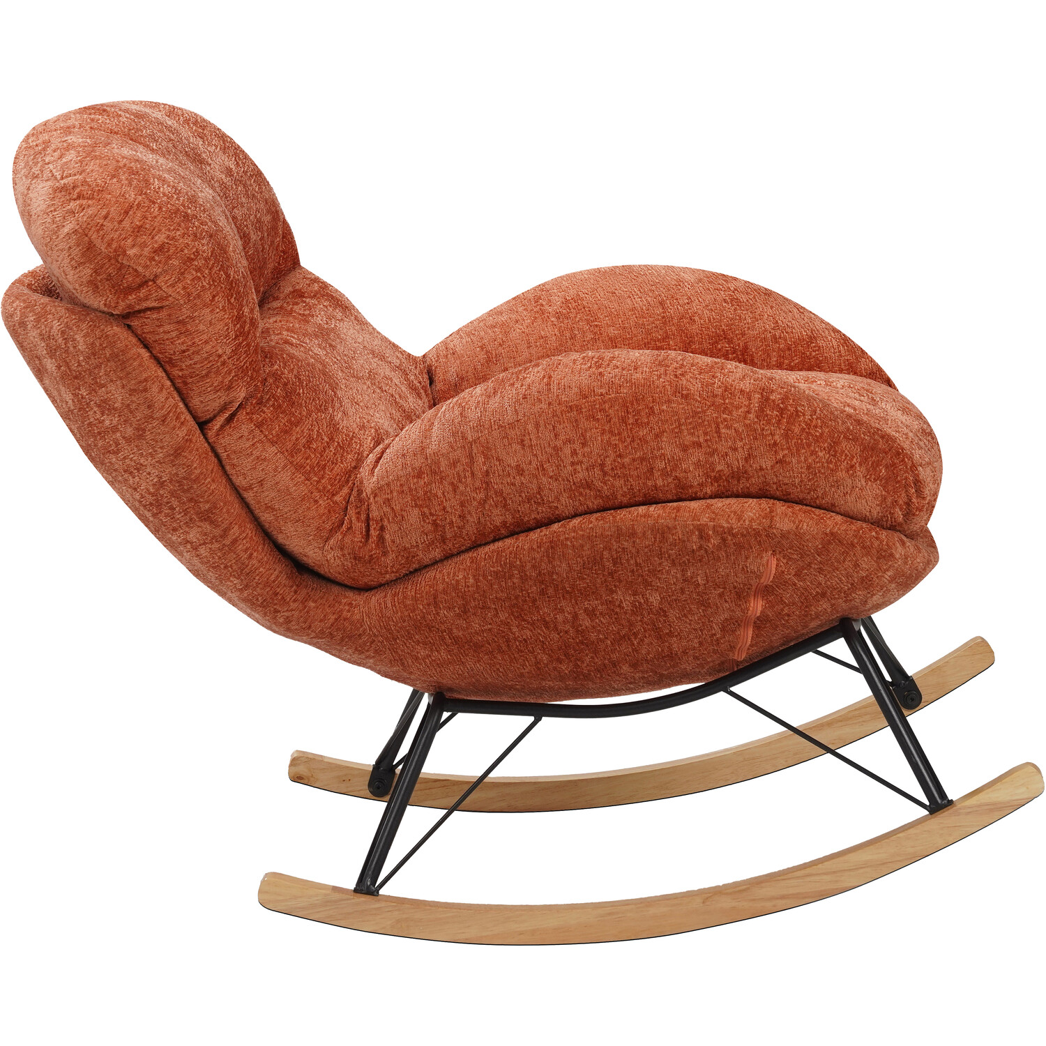 Sienna Burnt Orange Rocking Chair Image 3