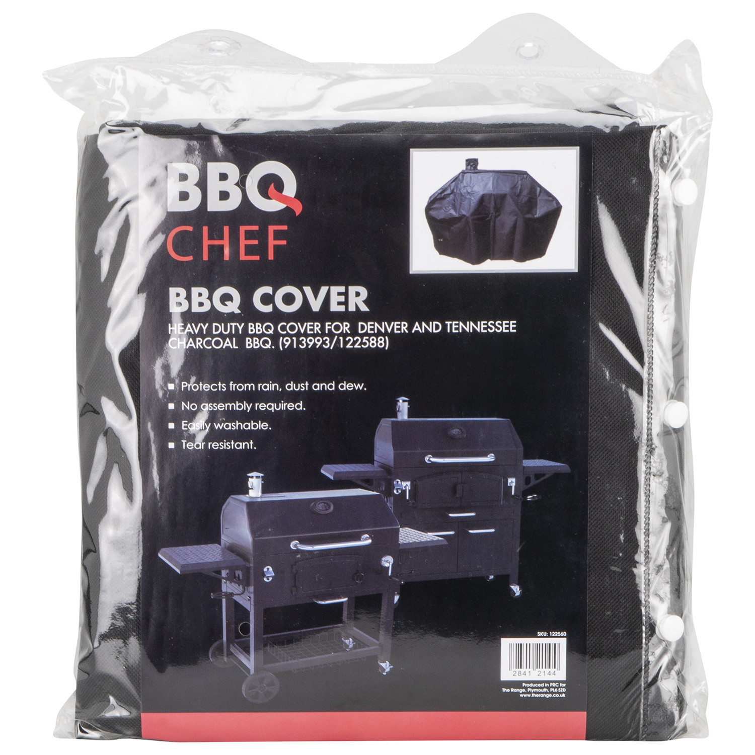 BBQ Chief Heavy Duty Cover for Denver and Tennessee Charcoal BBQ Image