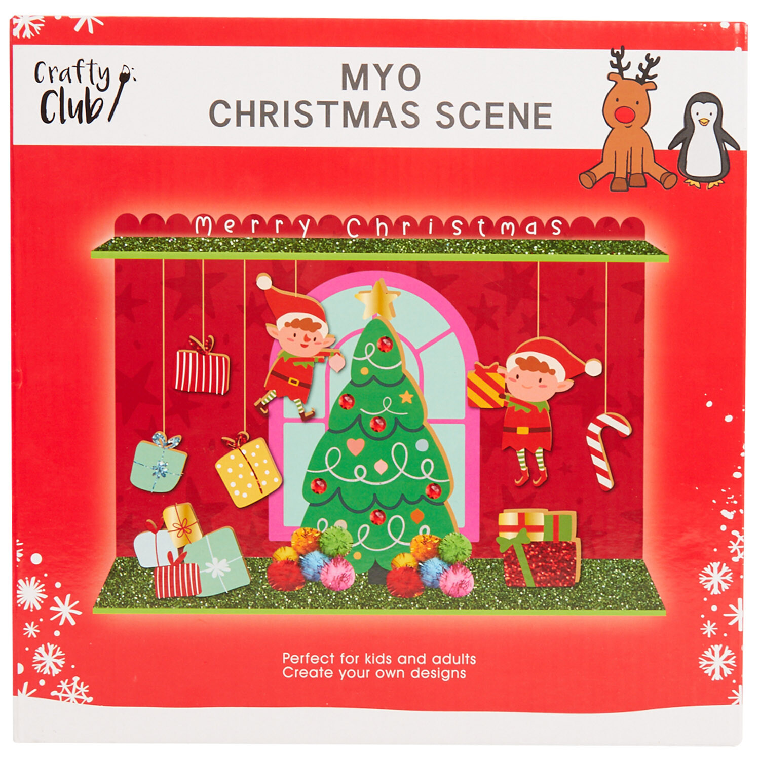 Make Your Own Christmas Scene - Multicolour Image 3