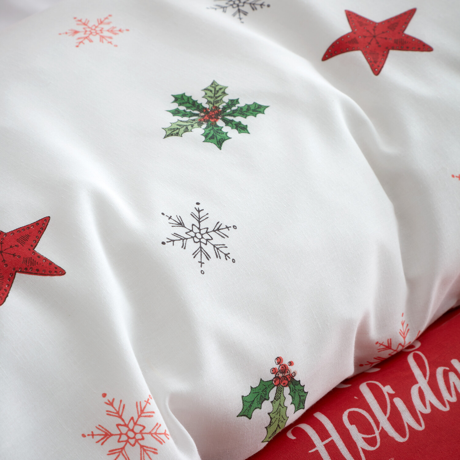 Santas North Pole Duvet Set - Red / Superking Image 4