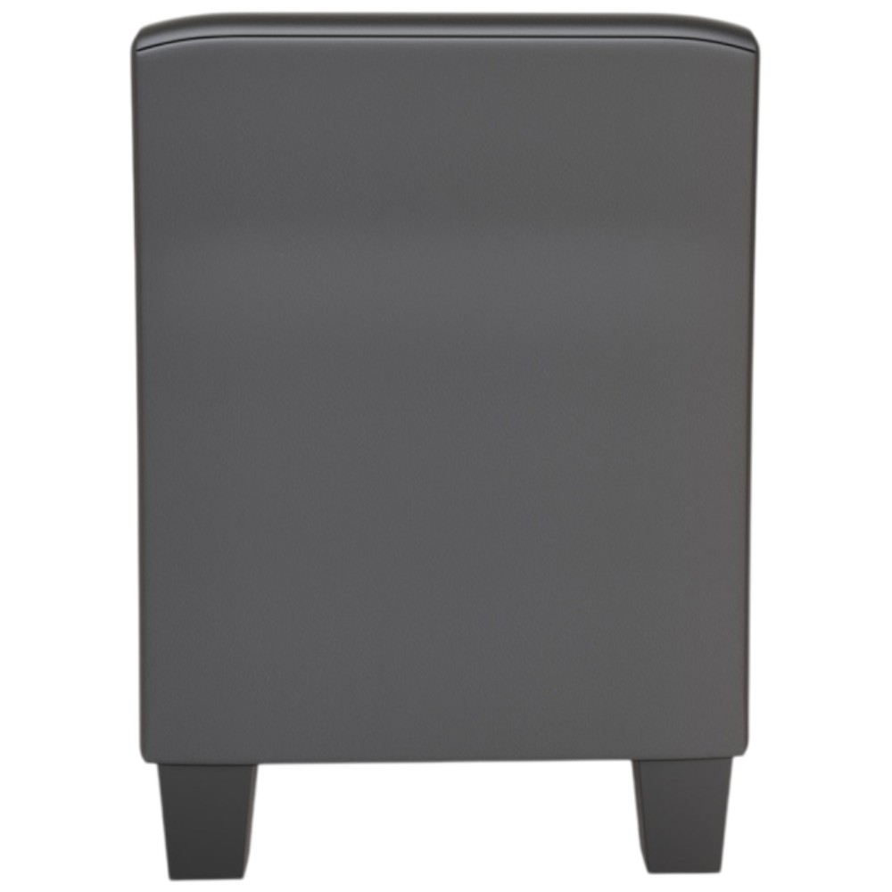 GFW Verona Black Upholstered Window Seat Image 5