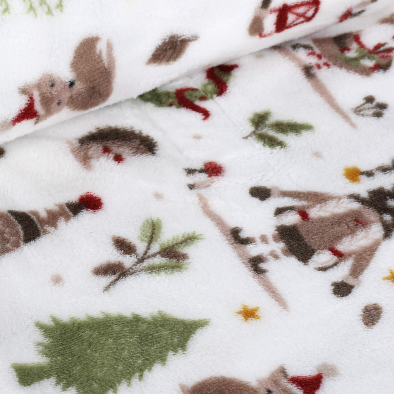 Gonks Fleece Throw - Natural Image 2