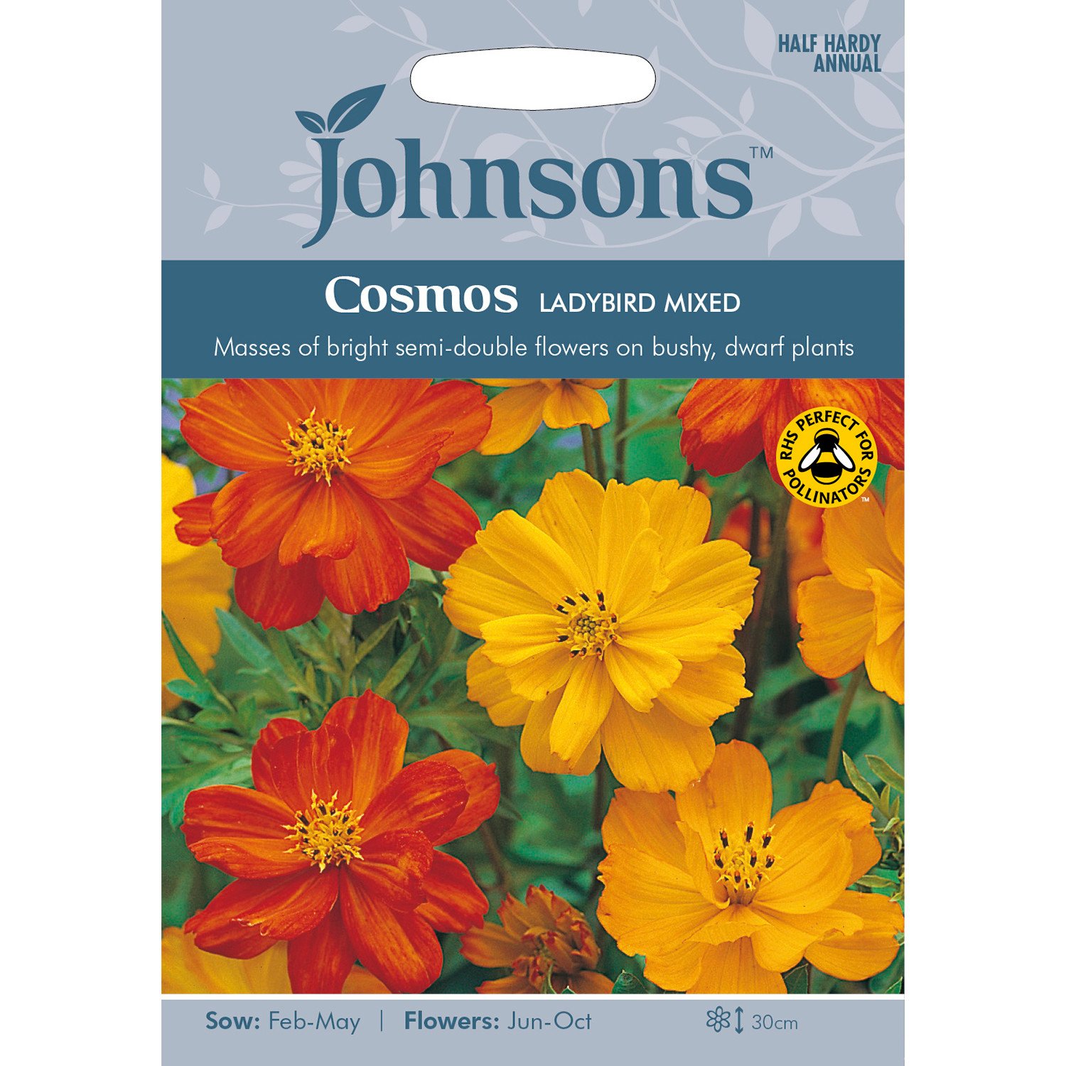 Johnsons Cosmos Ladybird Mixed Flower Seeds Image 2