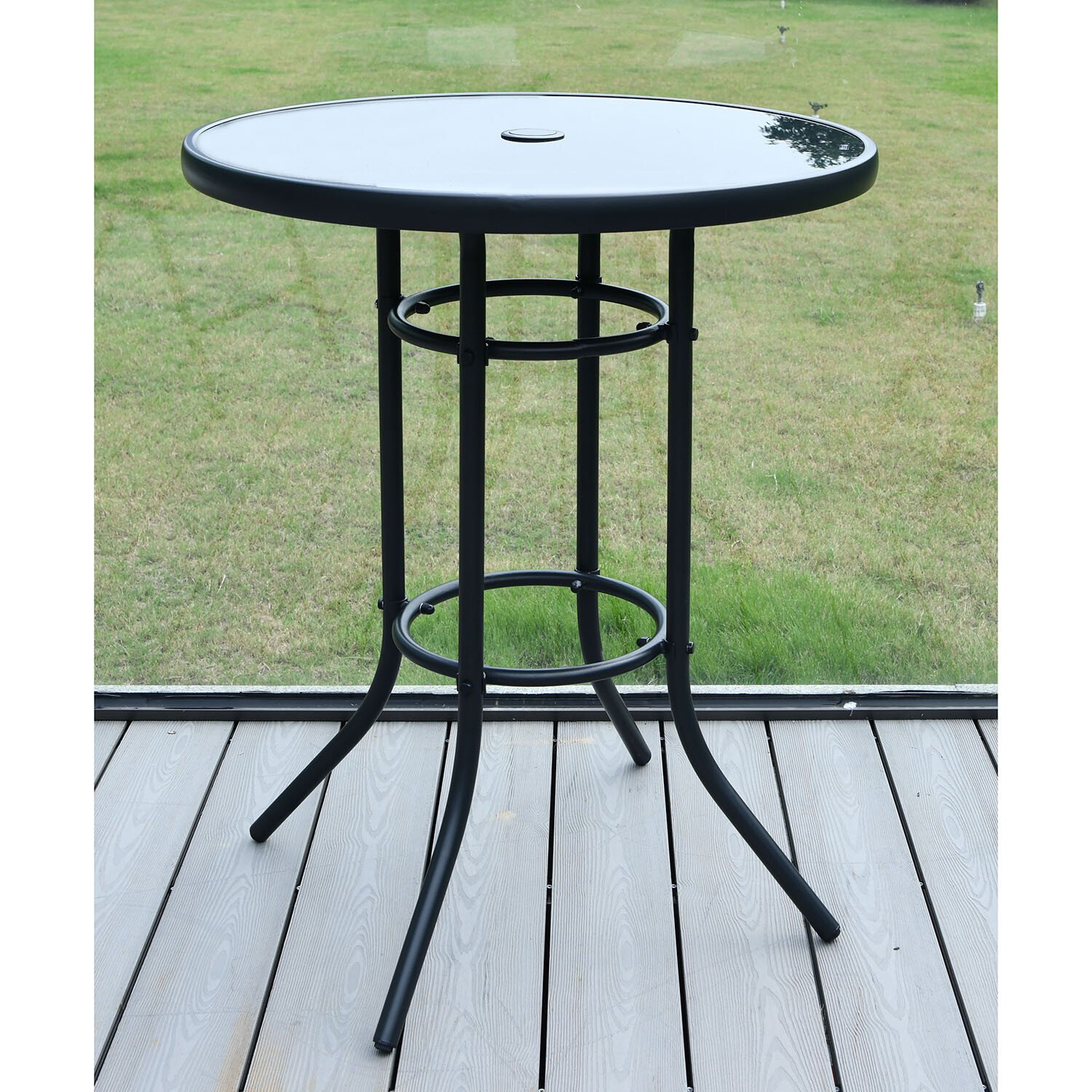 Outdoor Essentials Atlanta Folding Bar Set - Black Image 12