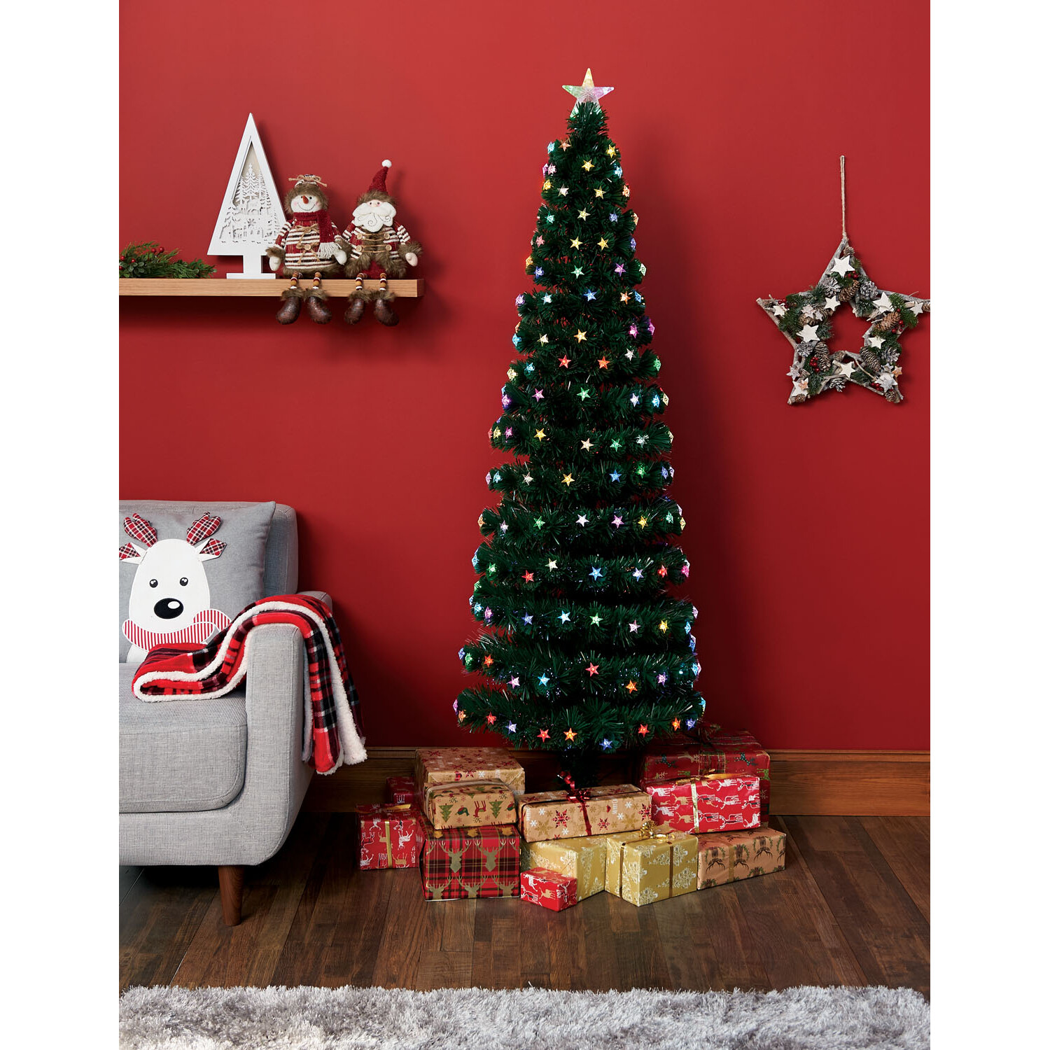 Multi Star Slim Tree - 6ft Image 2