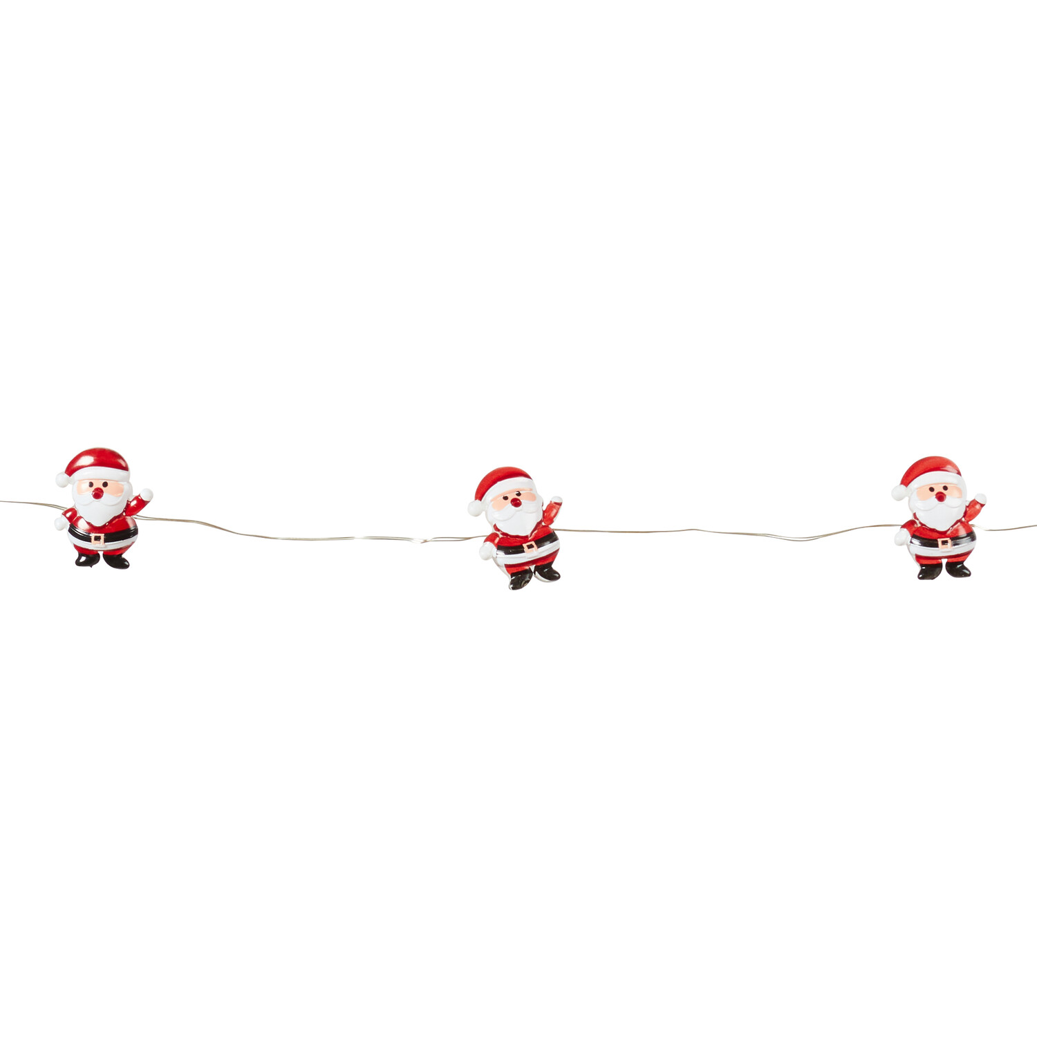 20 LED Santa Wire String Light Image 3