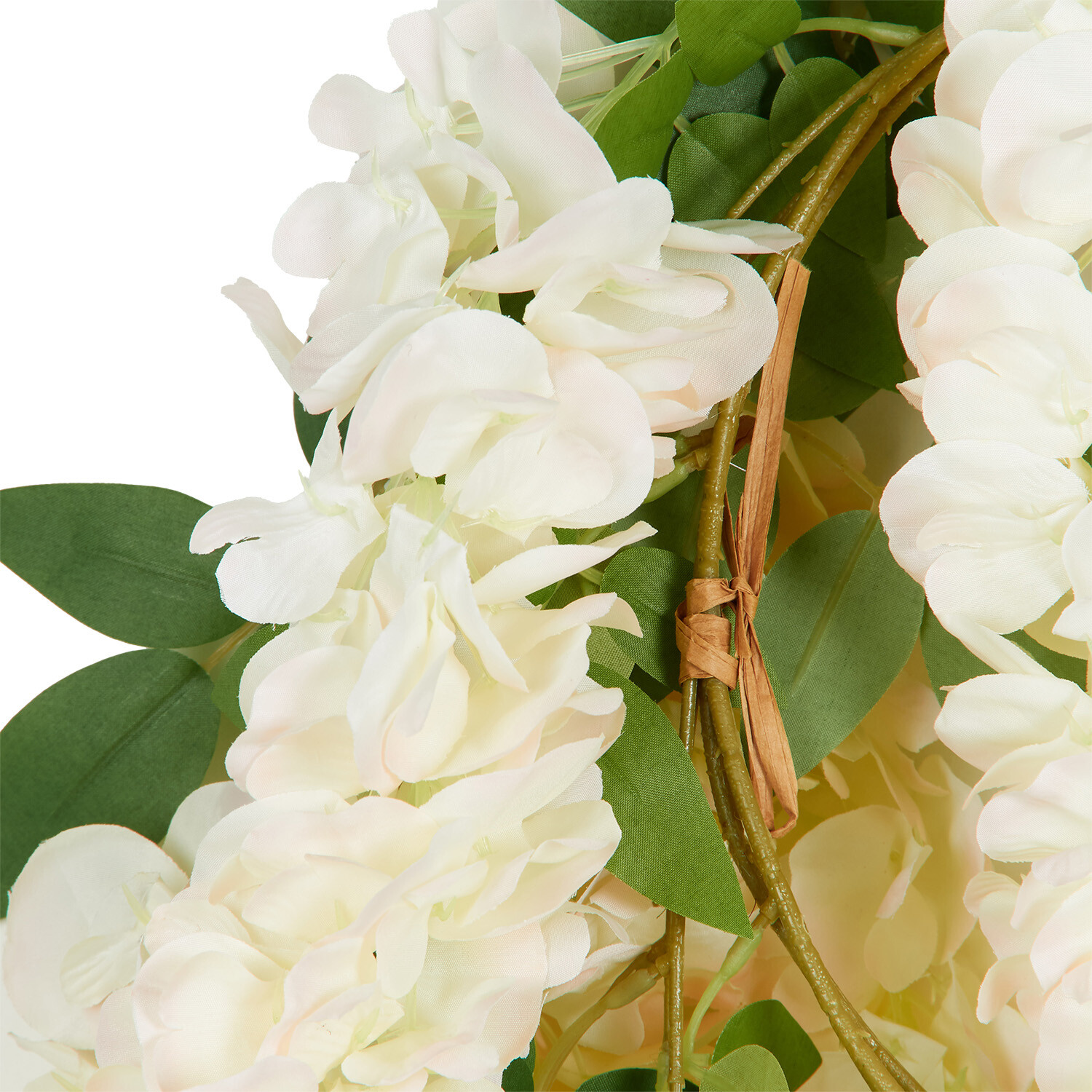 Wisteria Blossom Garland 1.5m - White or Vintage Off White Image 6