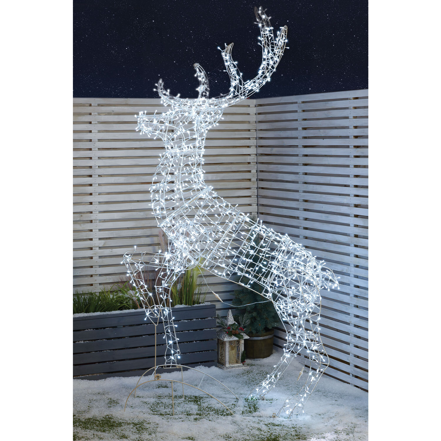2.2m LED Reindeer Image 3