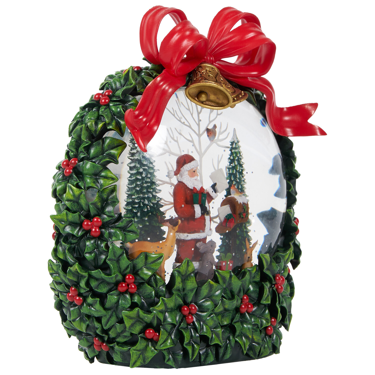 Traditional Wreath Glitter SpinnerMulticolour Image 4