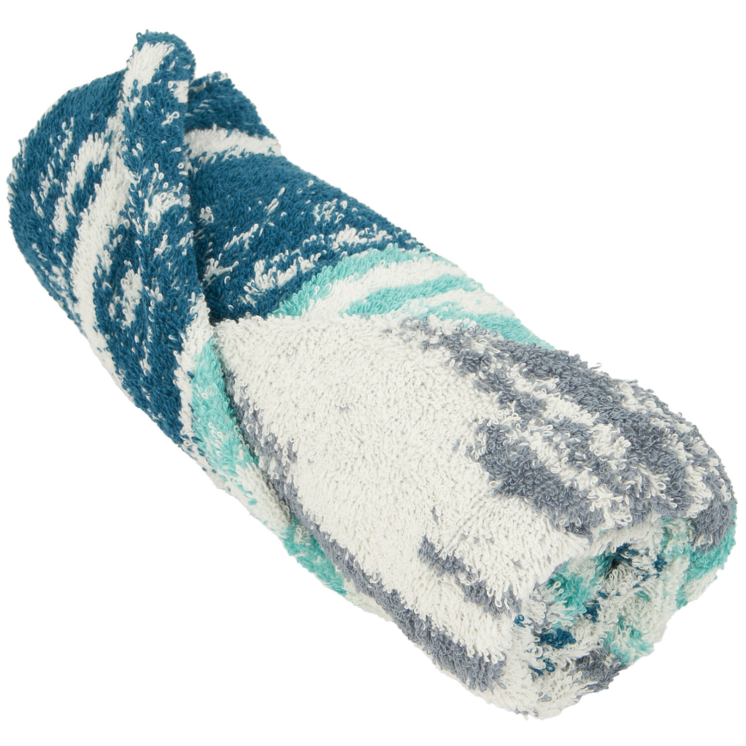 Textured Waves Hand Towel - Multicolour Image 2