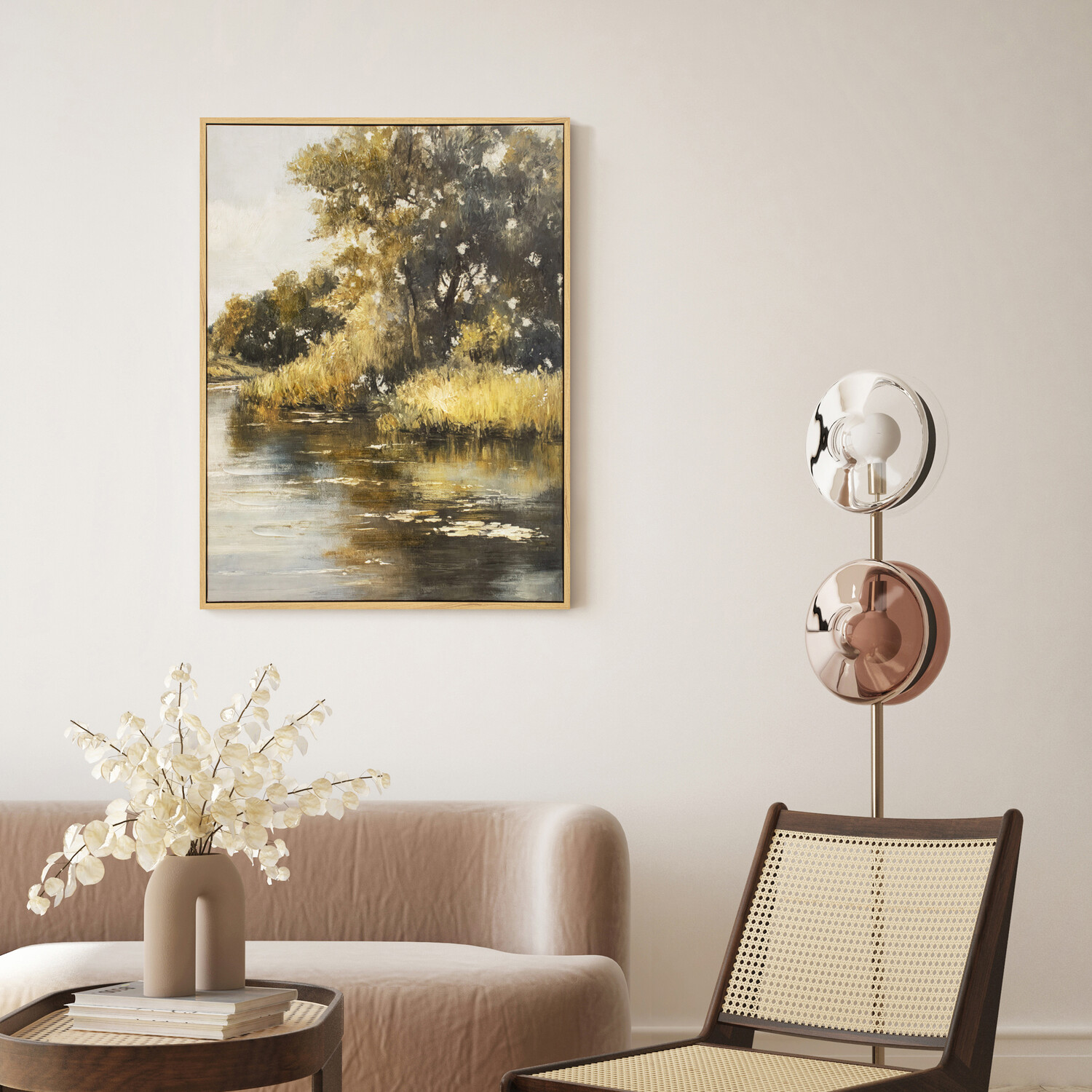 Vintage Idyllic Countryside Canvas Image 7