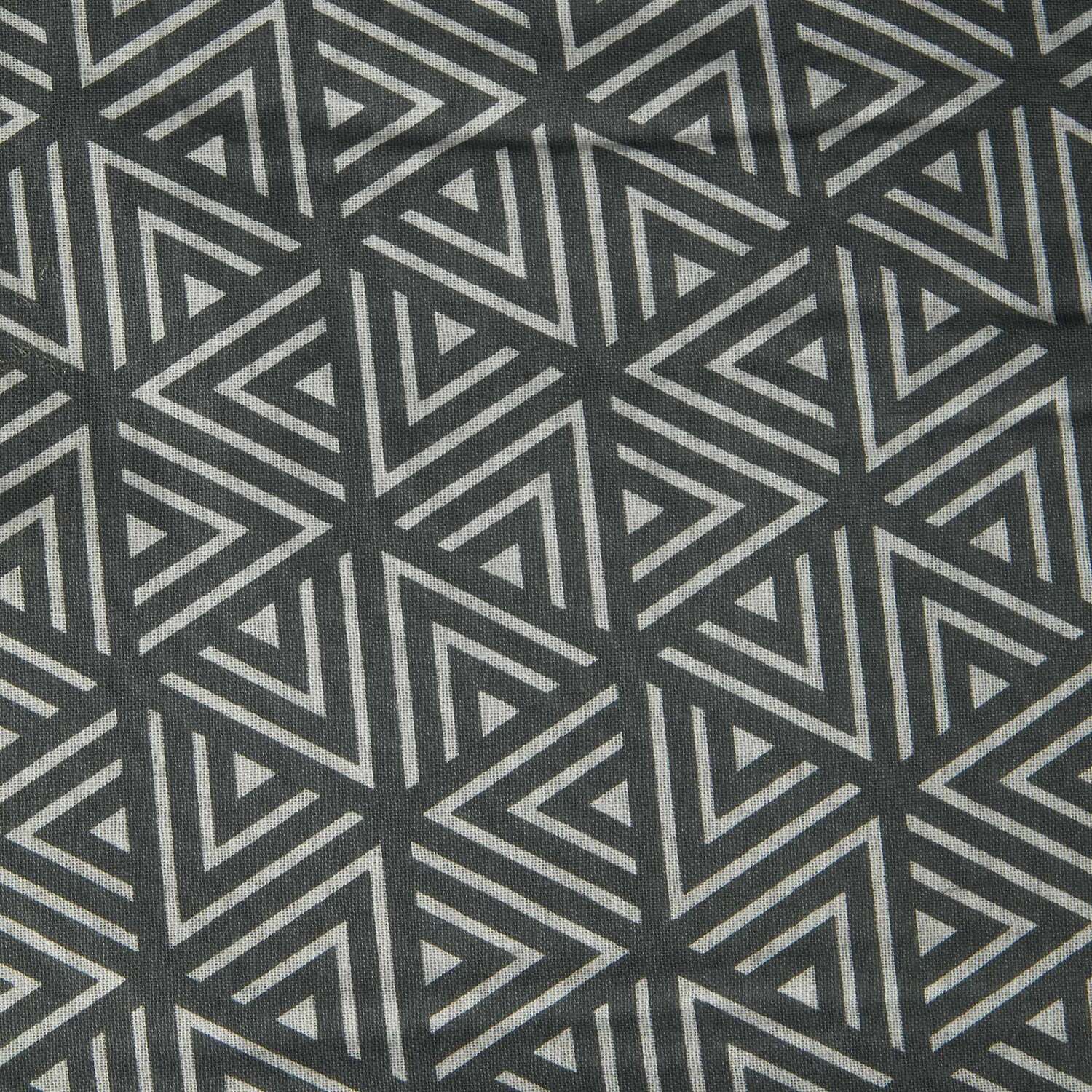 Grey Geo Triangles Ironing Board Image 5