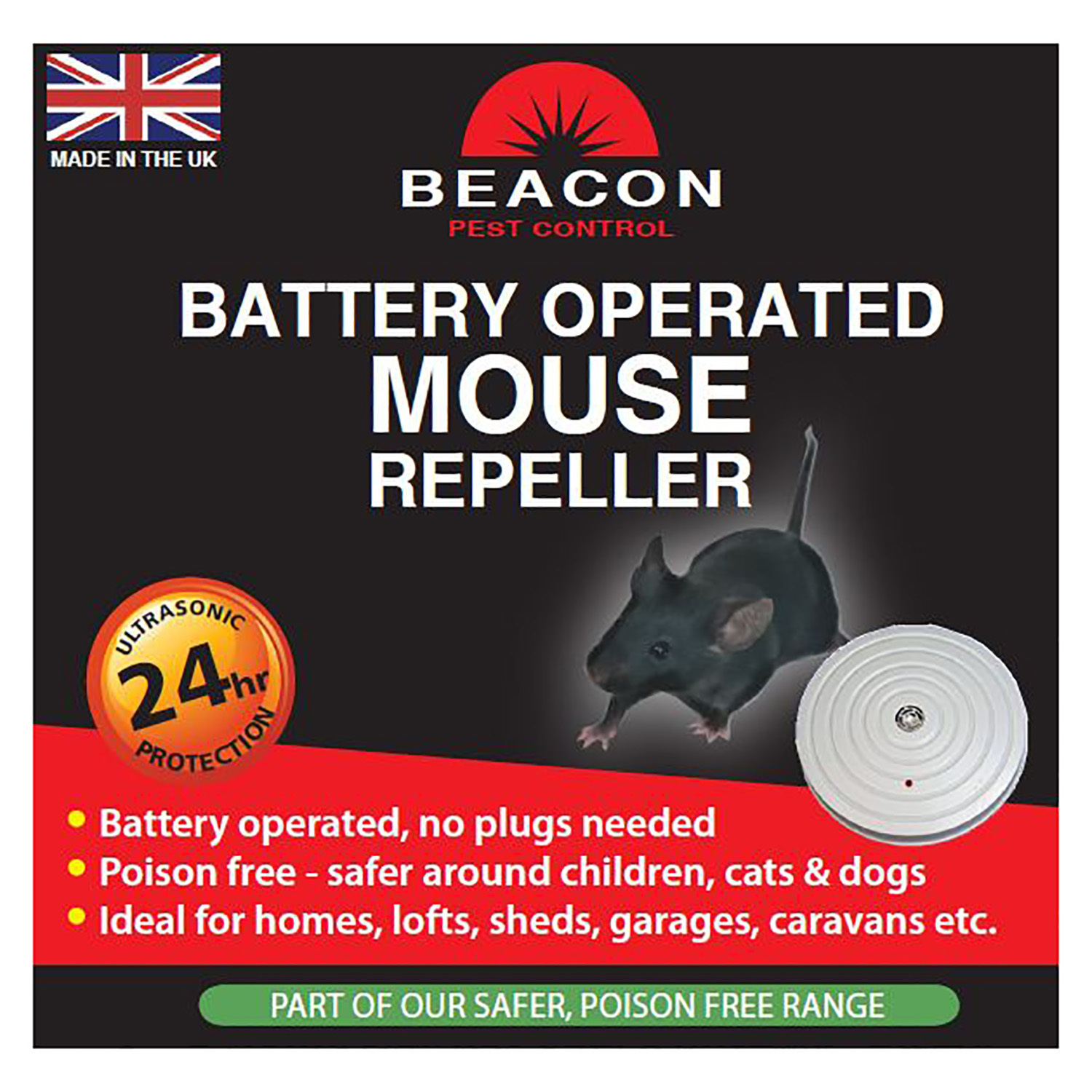 Beacon Pest Control Battery Operated Mouse Repeller Image 2