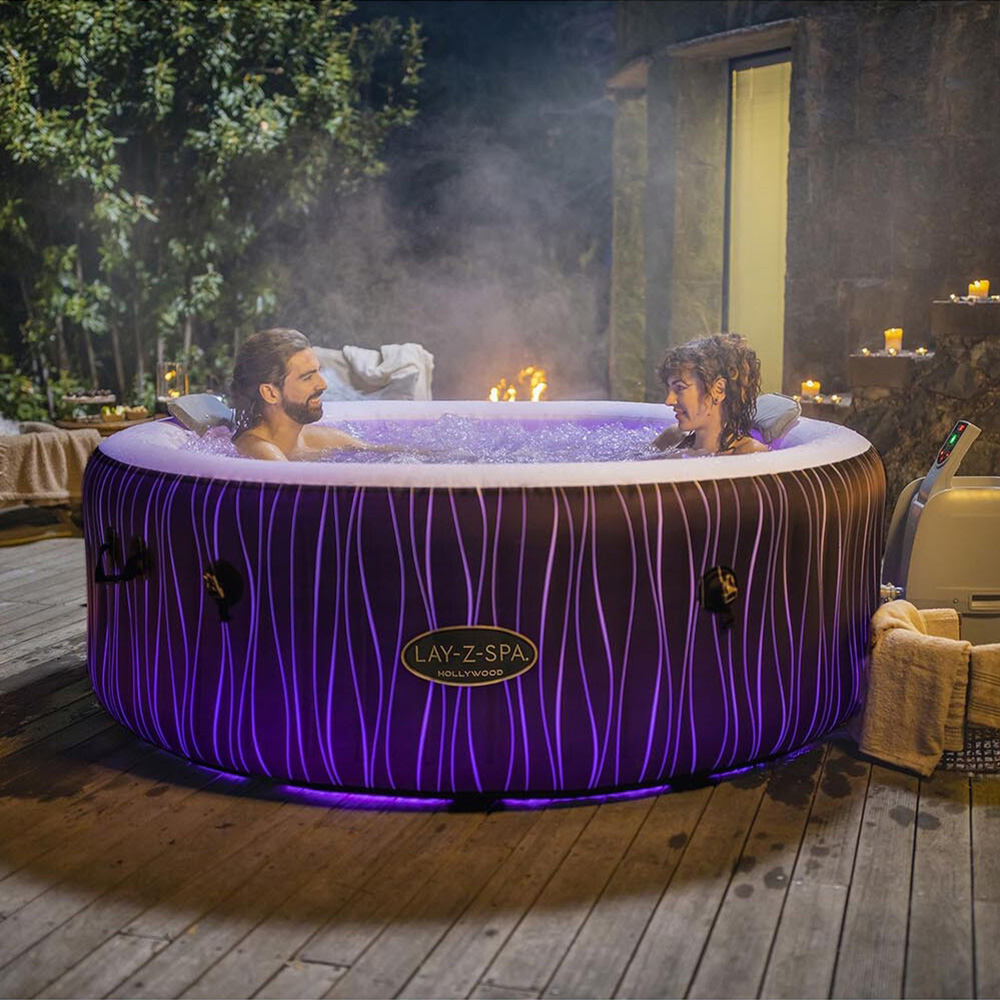 Lay-Z-Spa Hollywood Deep Grey AirJet Hot Tub Image 2