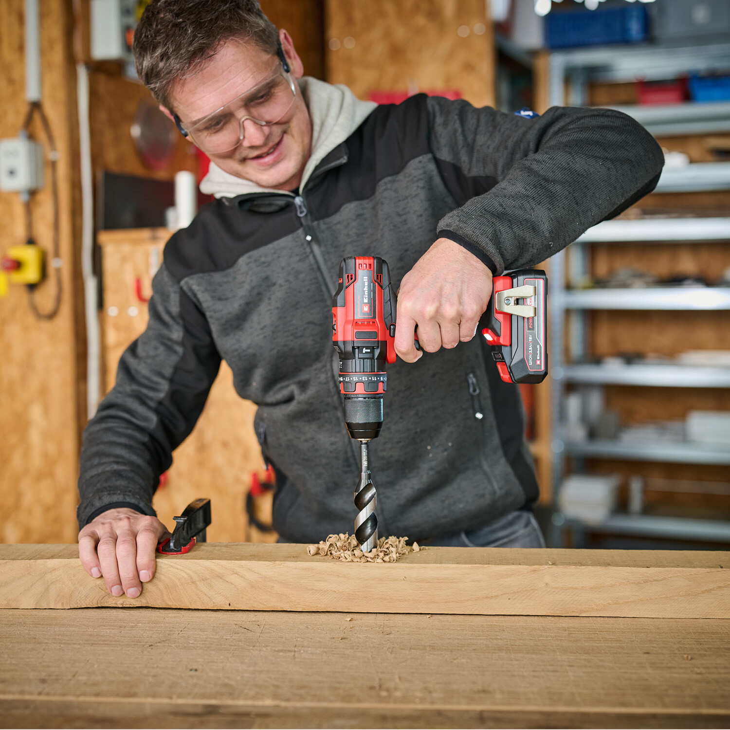 Einhell PXC 18V Li-Ion Combi Drill Kit Image 2