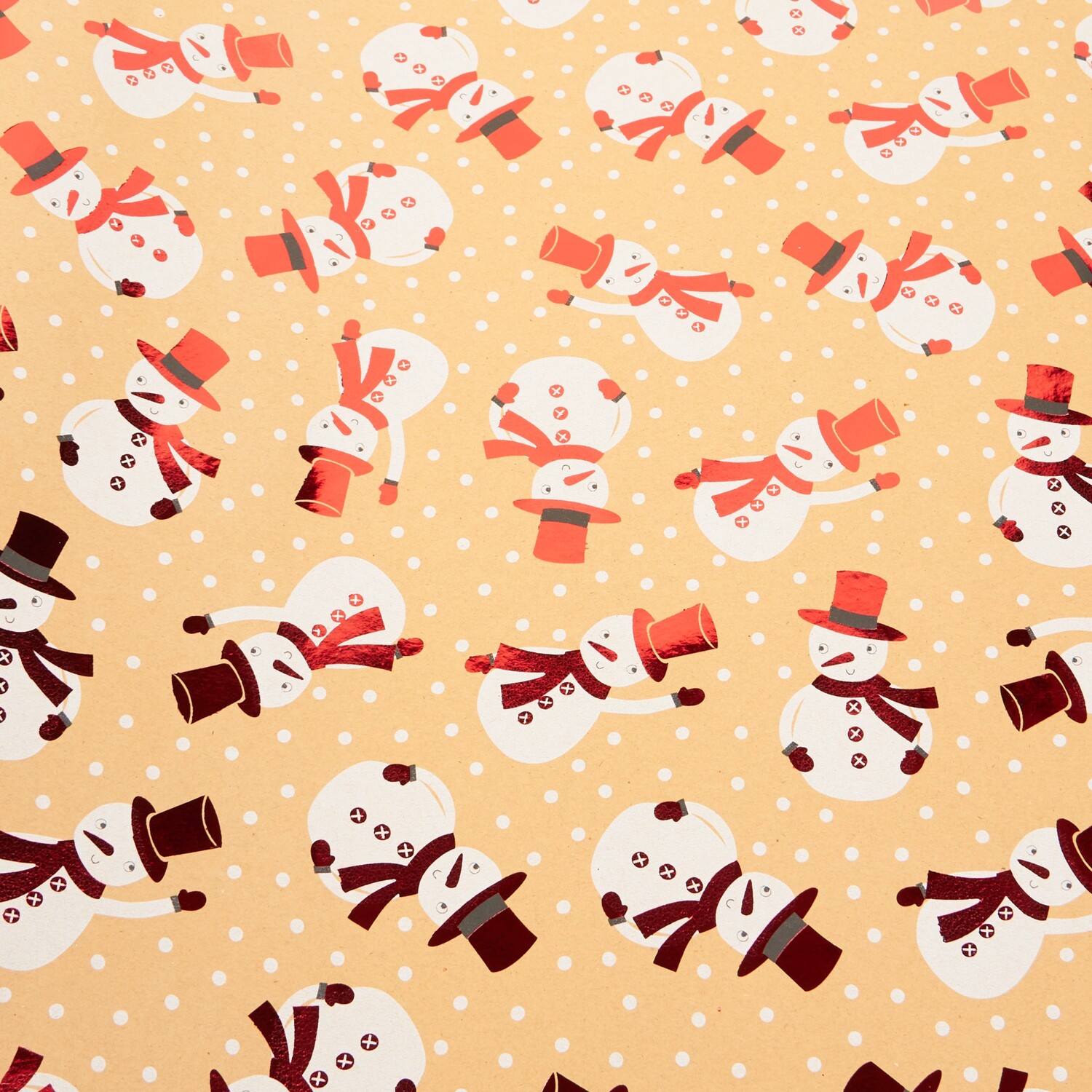 Foiled Santa or Snowman Gift Wrap Image 5