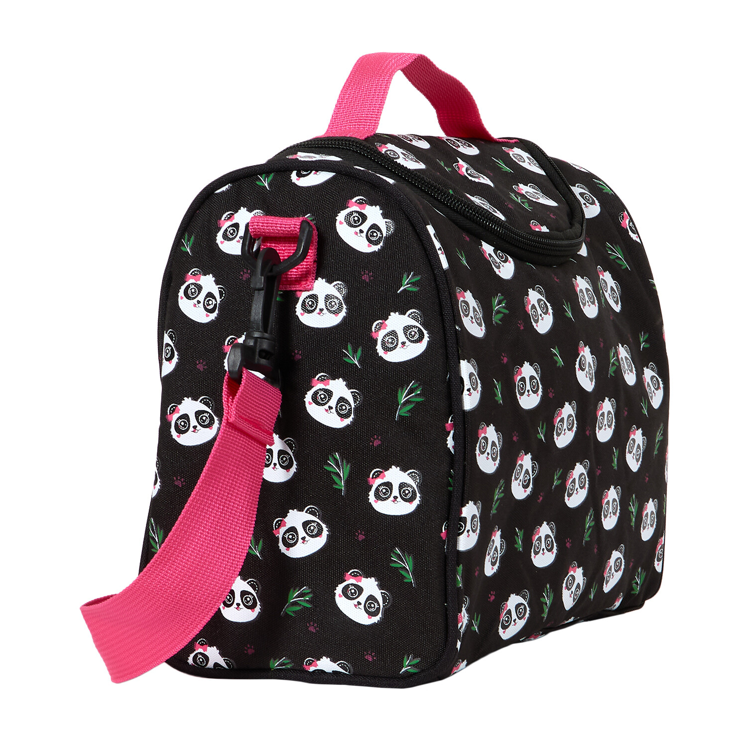 Panda Lunch Bag - Black Image 2